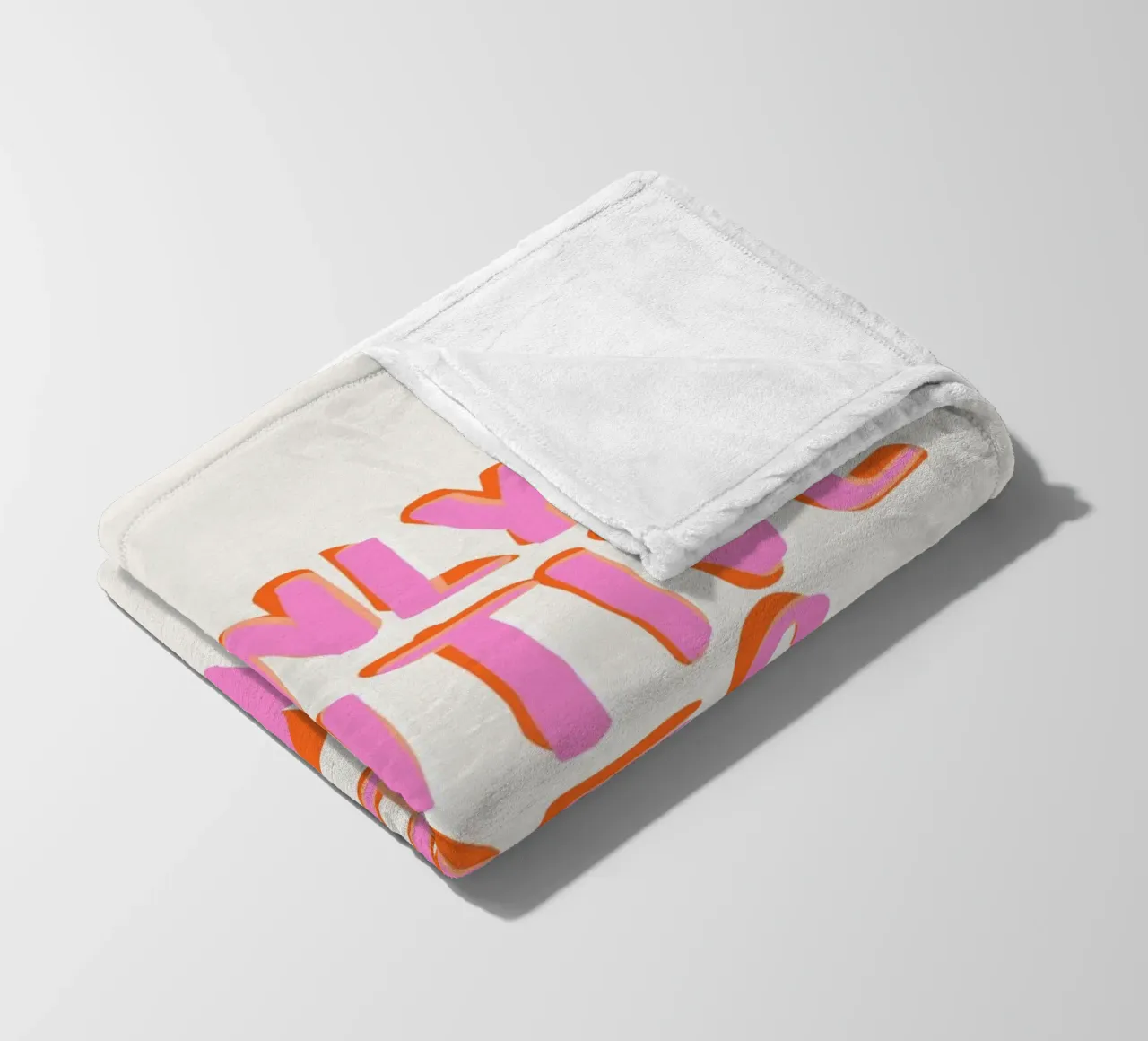 Only positive Vibes coperta in pile da Malou-Studio