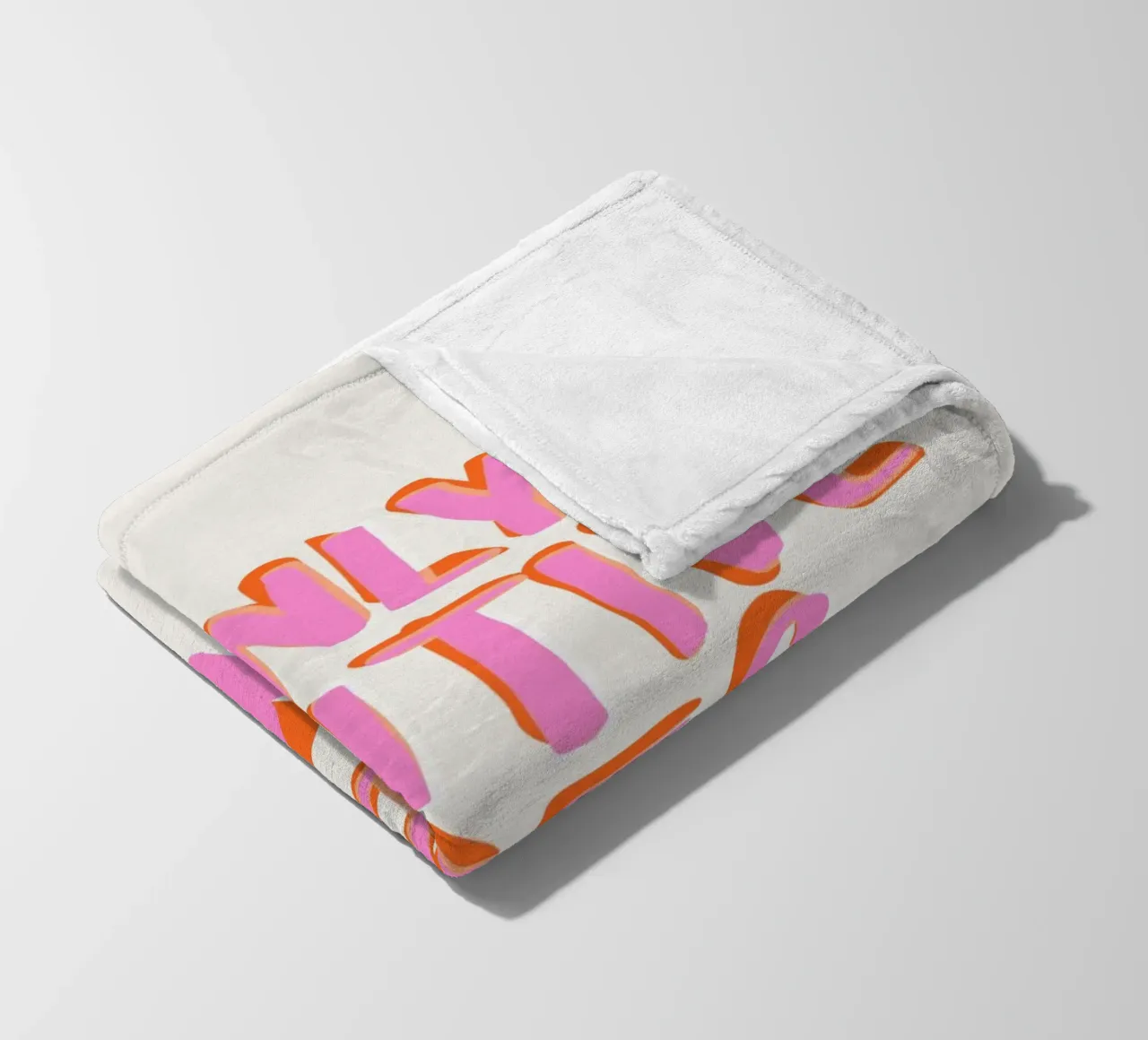 Only positive Vibes coperta in pile da Malou-Studio