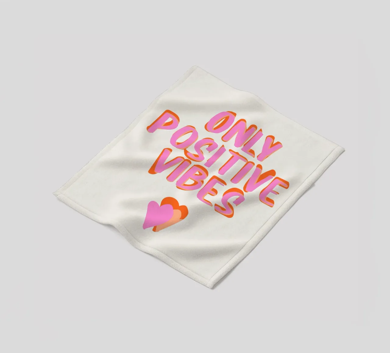 Only positive Vibes coperta in pile da Malou-Studio