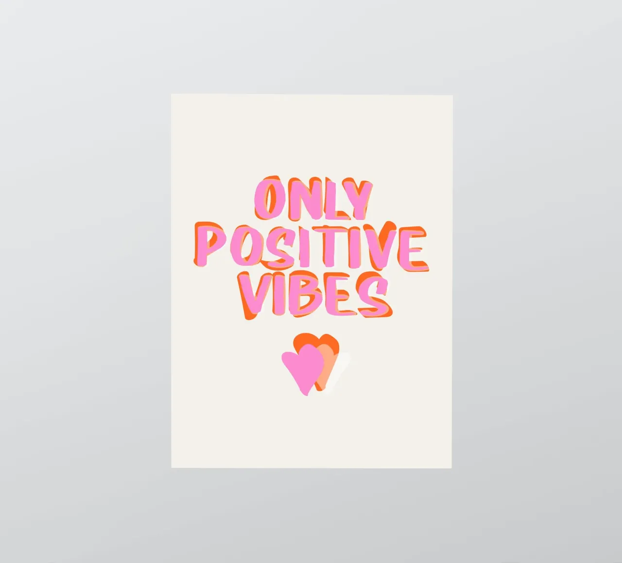 Only positive Vibes Sticker von Malou-Studio