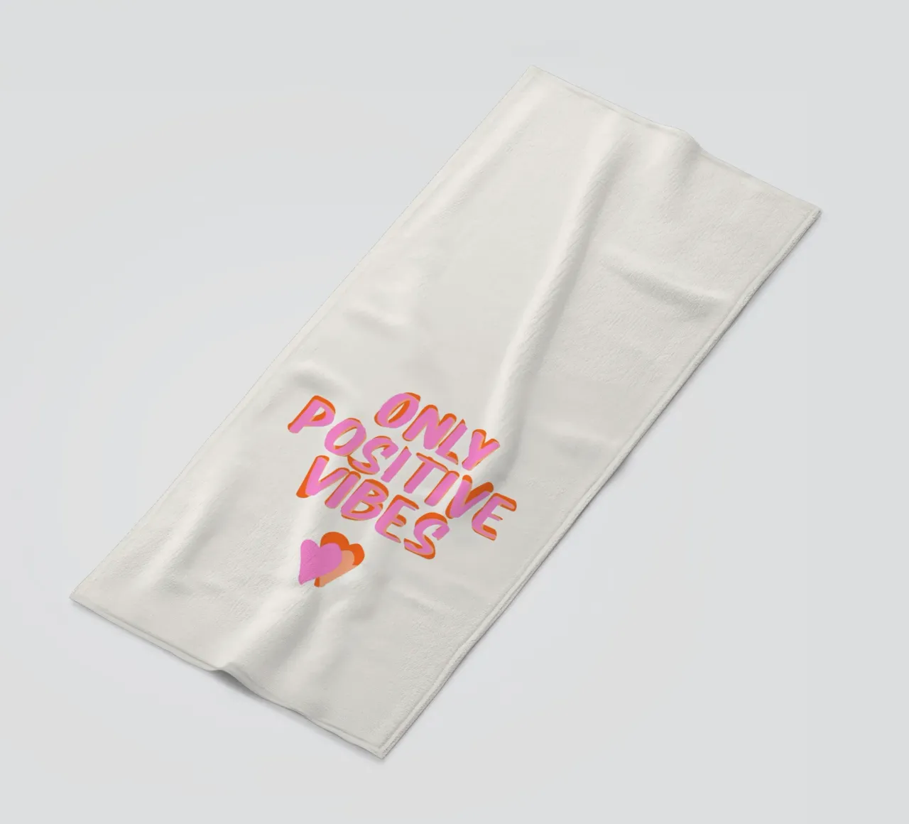 Only positive Vibes Strandtuch von Malou-Studio