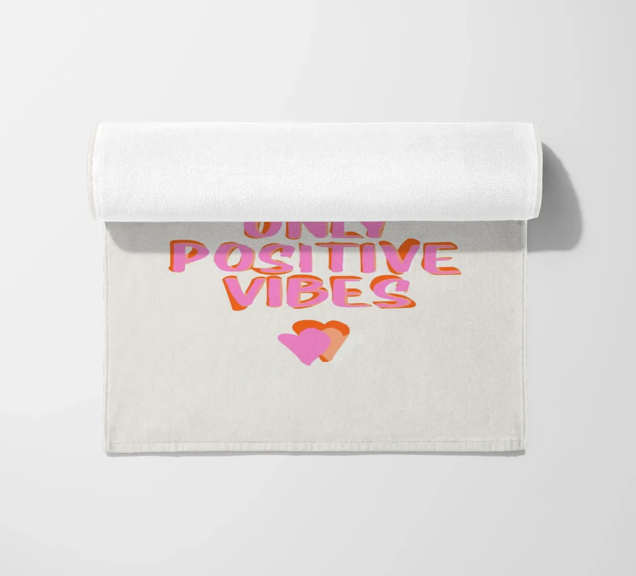 Only positive Vibes Strandtuch von Malou-Studio