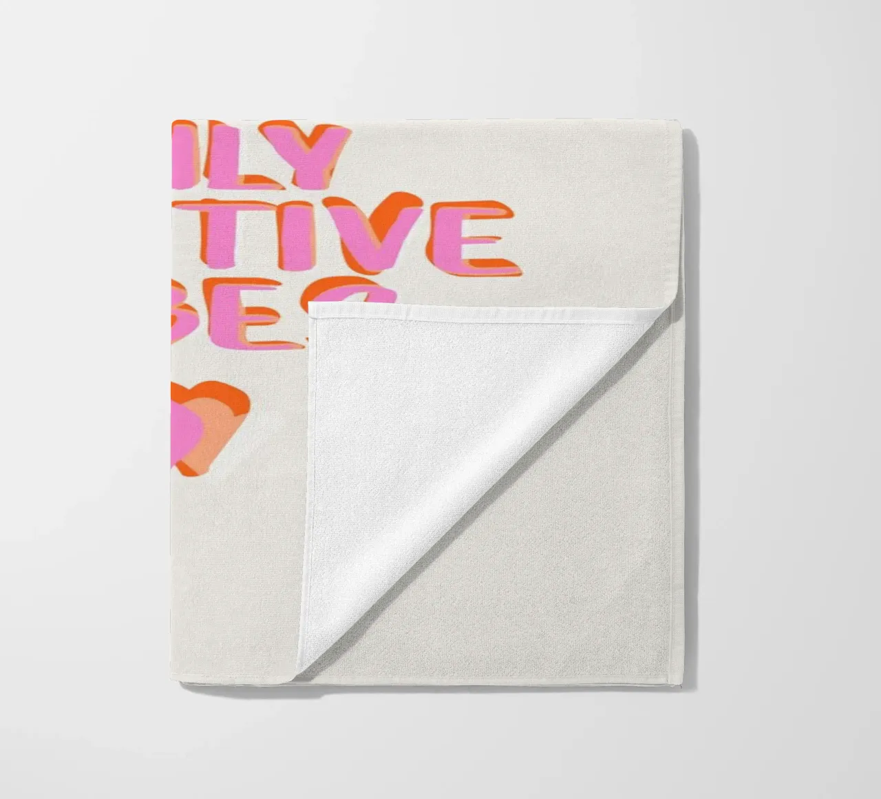 Only positive Vibes Strandtuch von Malou-Studio