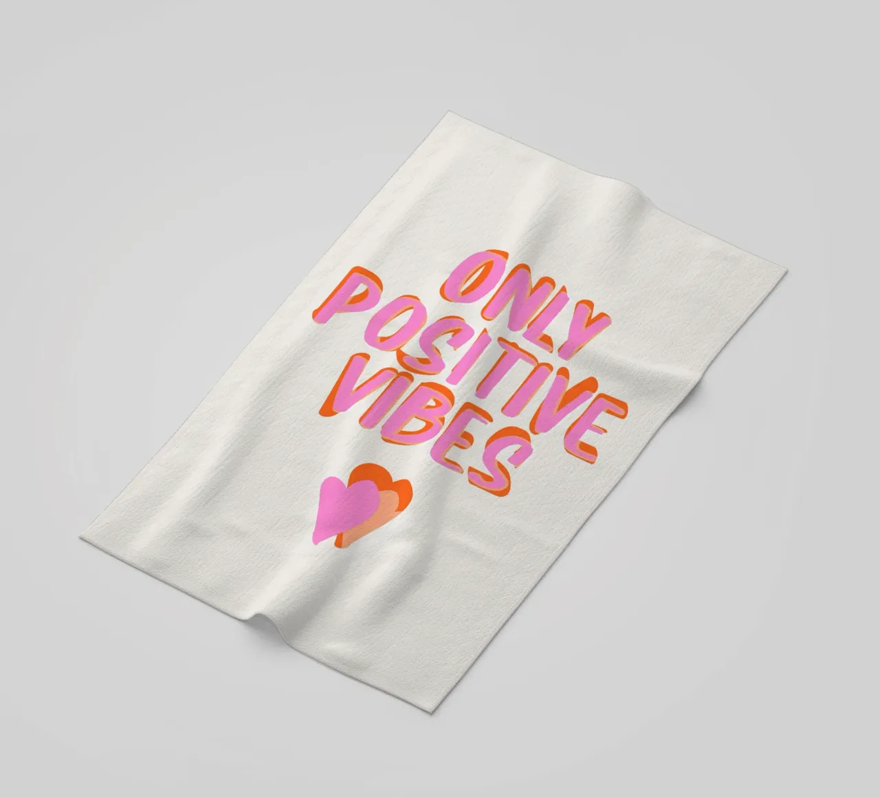 Only positive Vibes Strandtuch von Malou-Studio
