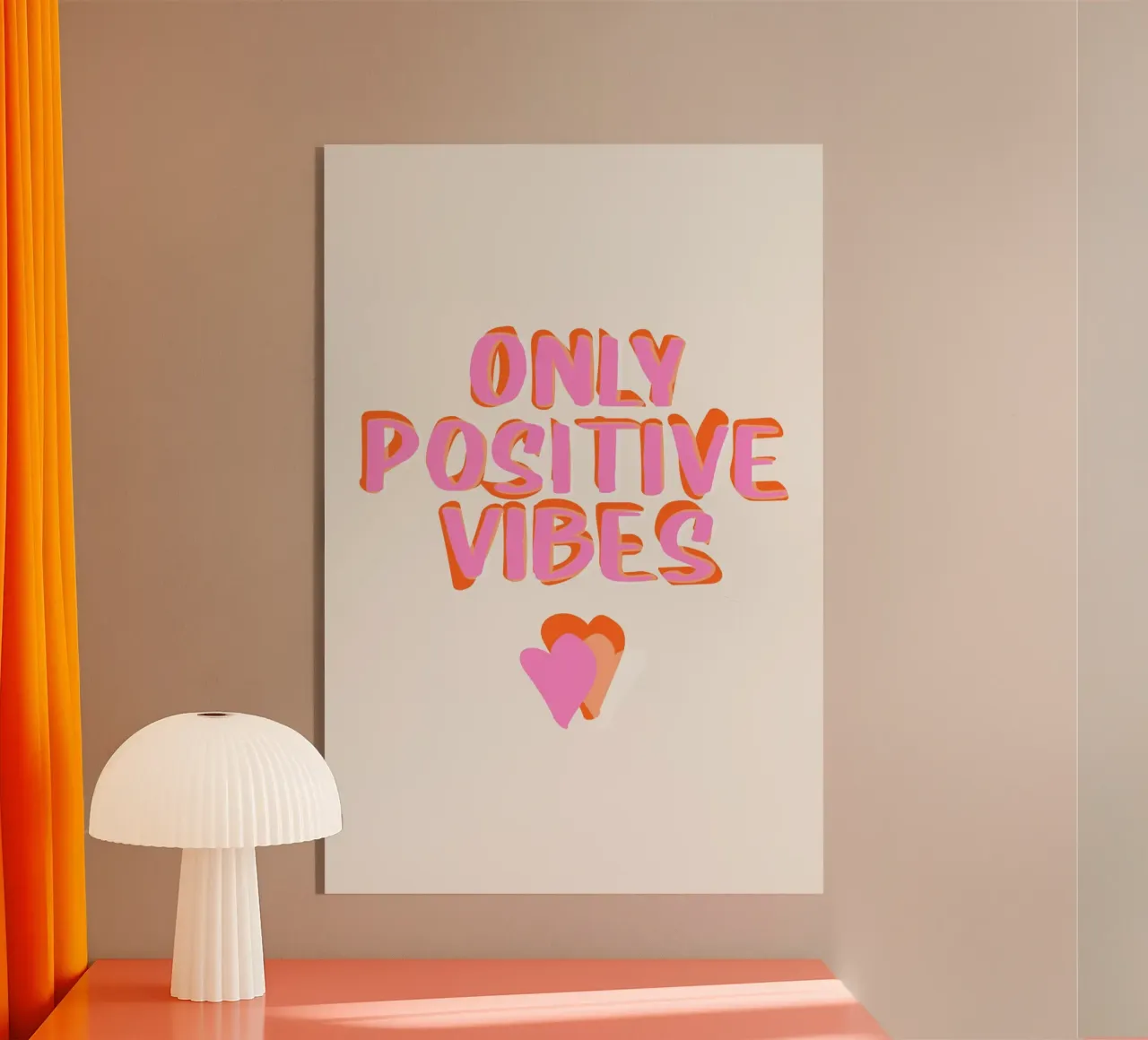 Only positive Vibes plexiglass da Malou-Studio