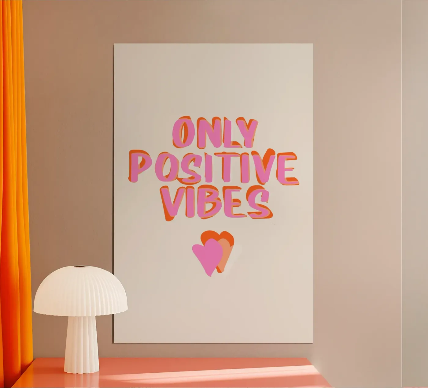 Only positive Vibes poster da Malou-Studio