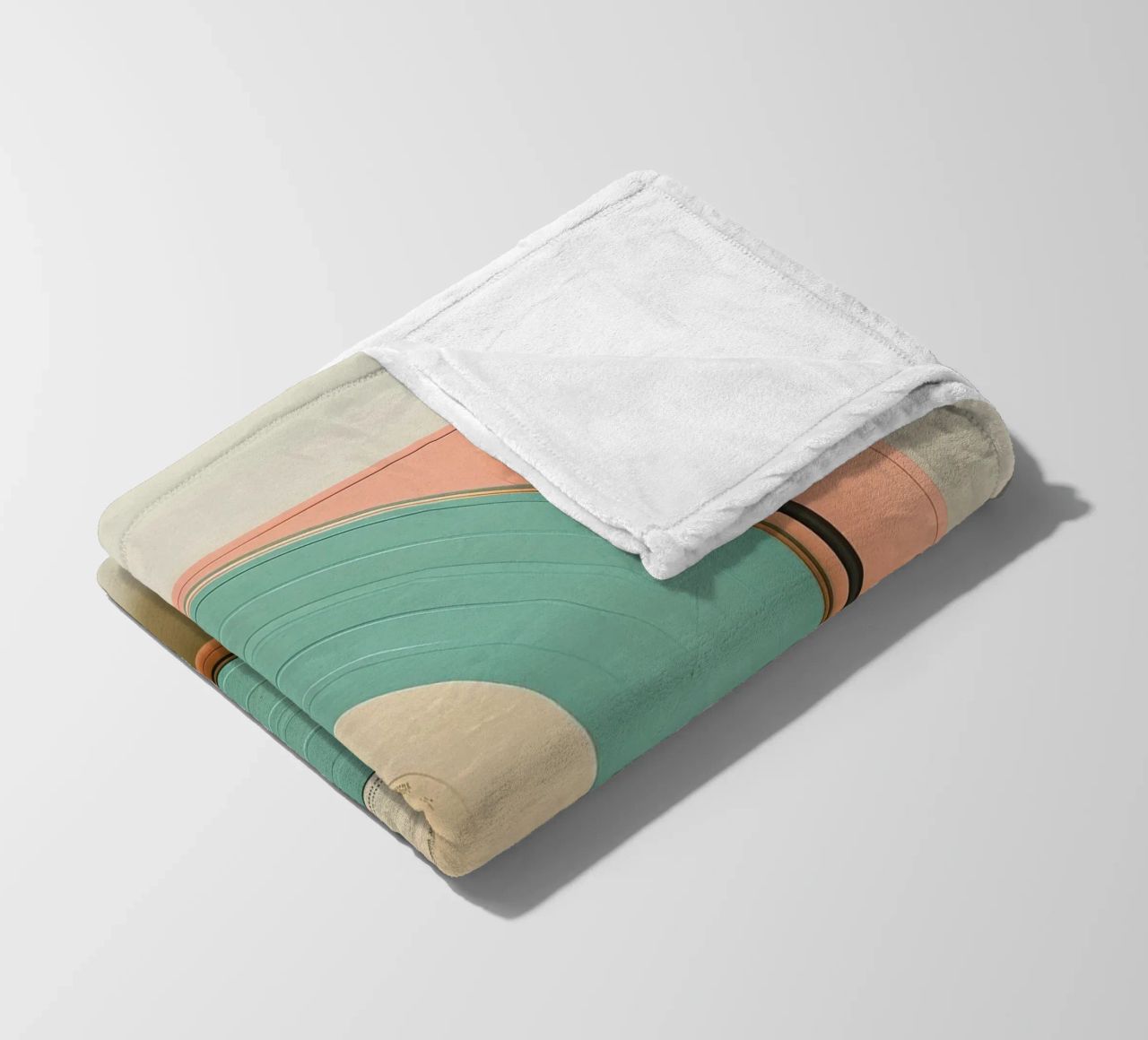 Record Player Peach coperta in pile da Malou-Studio