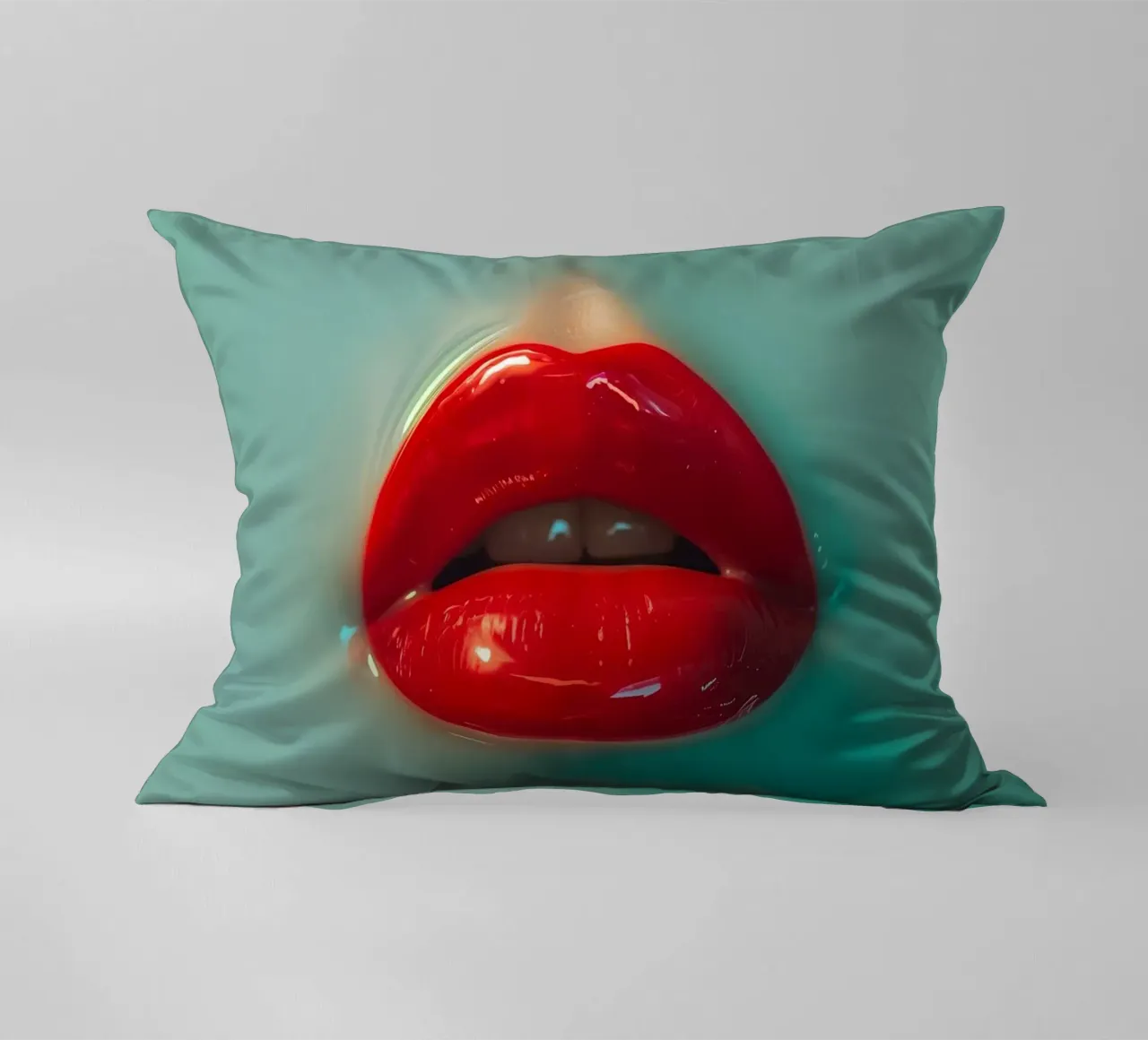 Labbra rosse cuscino da Malou-Studio
