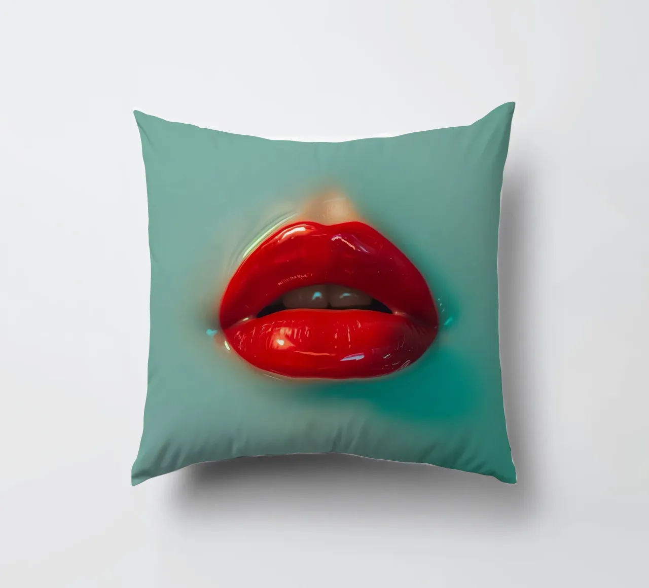 Labbra rosse cuscino da Malou-Studio