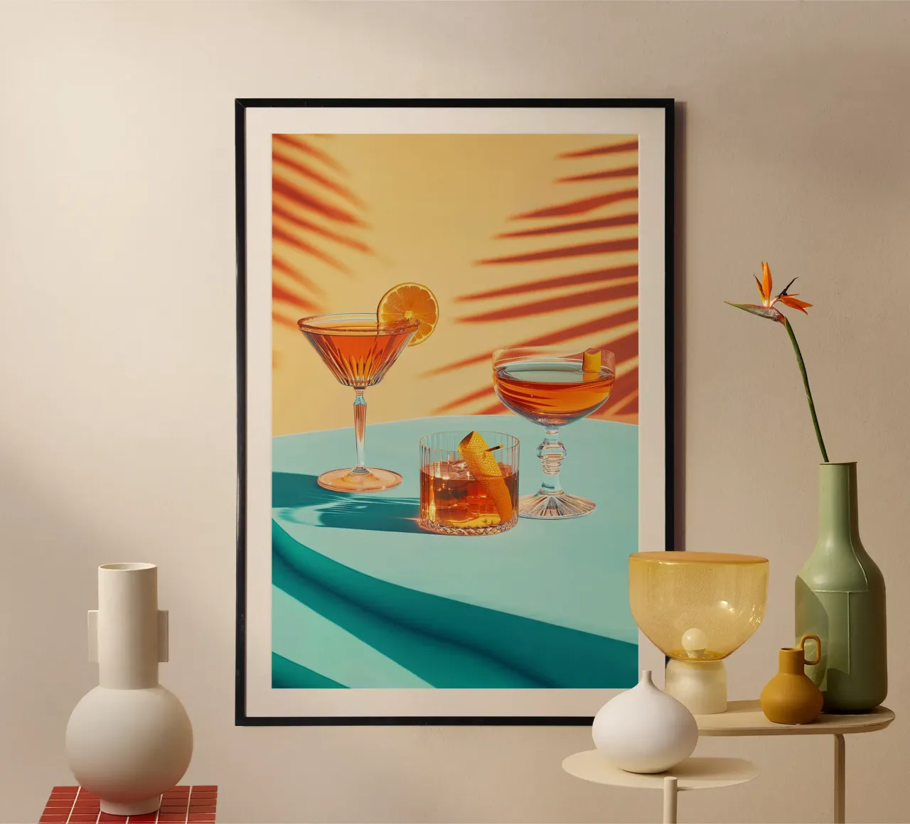 Retro Cocktails carta hahnemühle da Malou-Studio