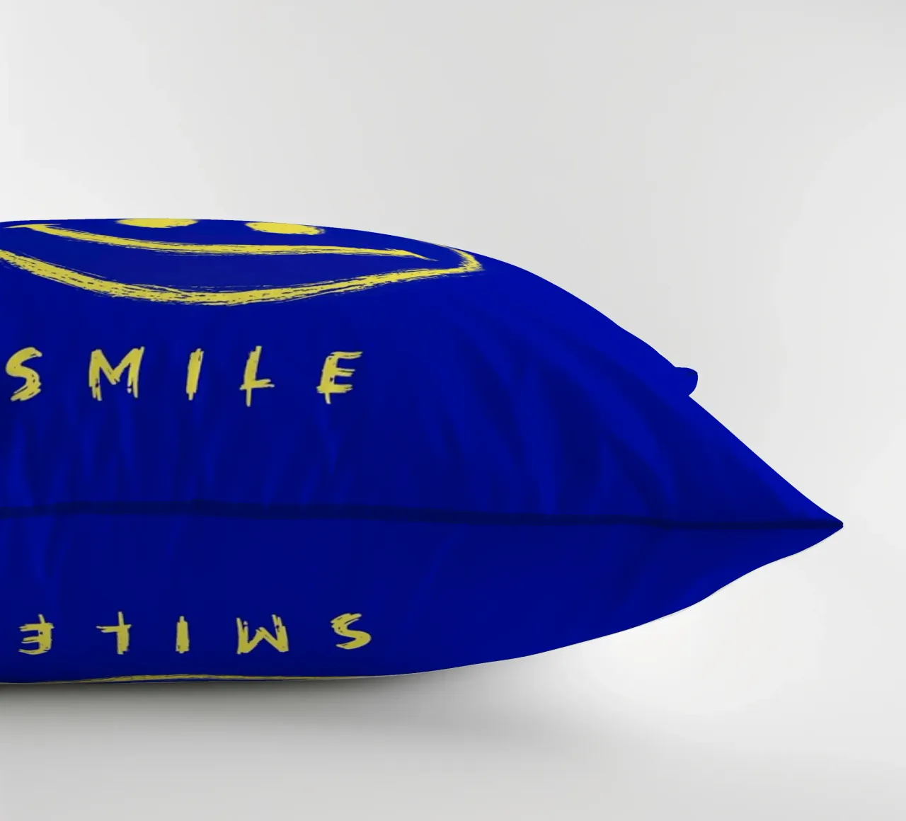 Sorriso - Blu cuscino da Malou-Studio