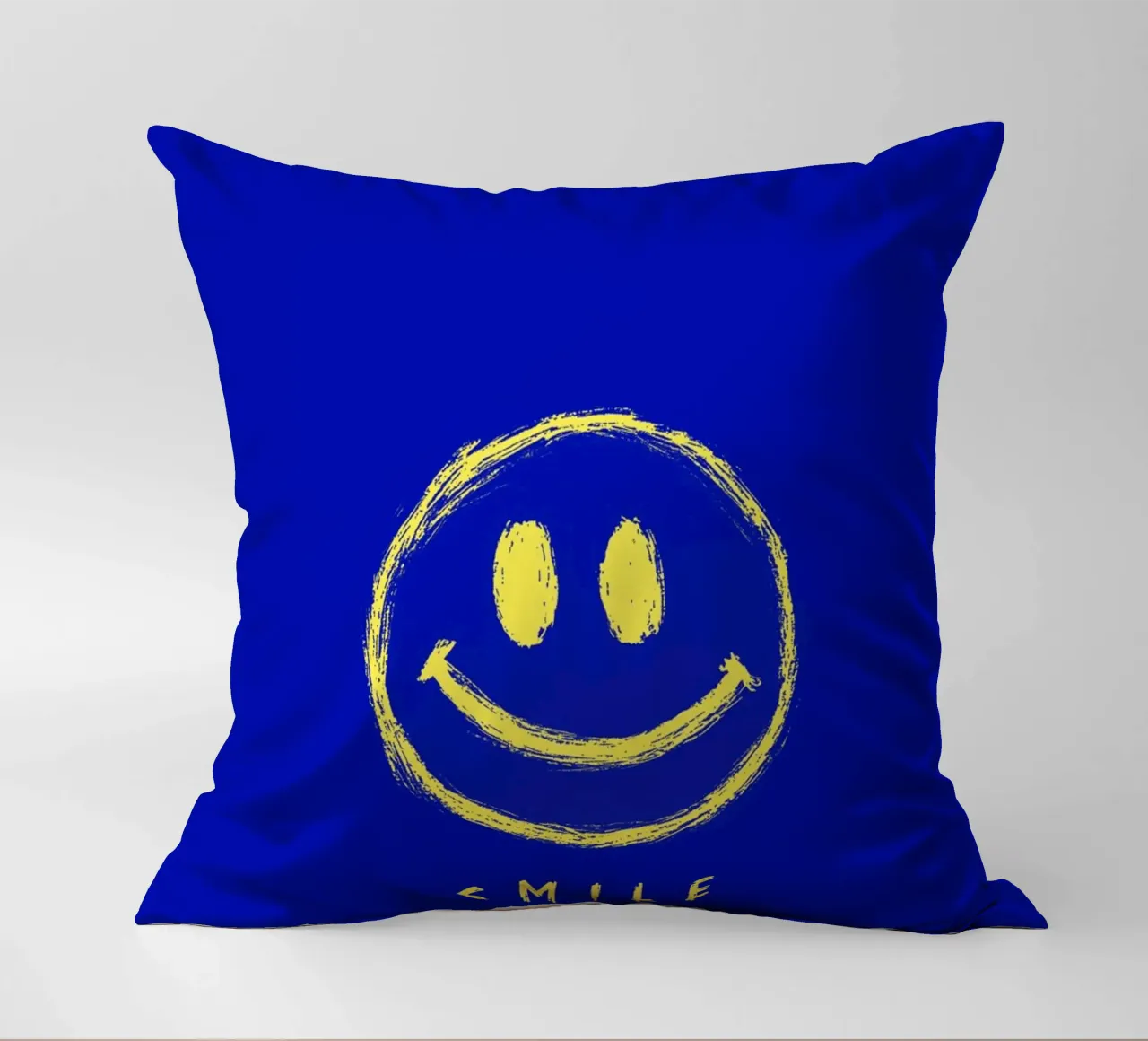 Sorriso - Blu cuscino da Malou-Studio