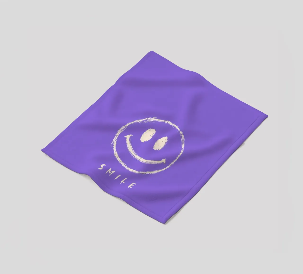 Sorriso - Viola coperta in pile da Malou-Studio