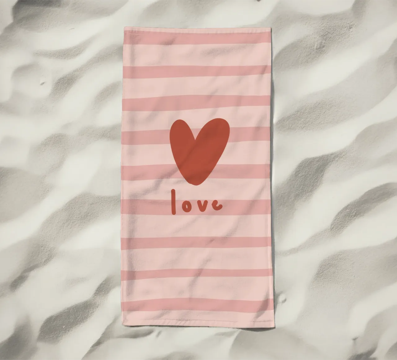 Love telo mare da we line studio - design