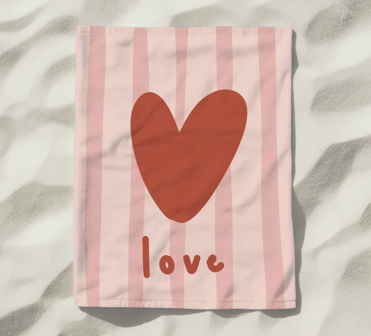 Love telo mare da we line studio - design