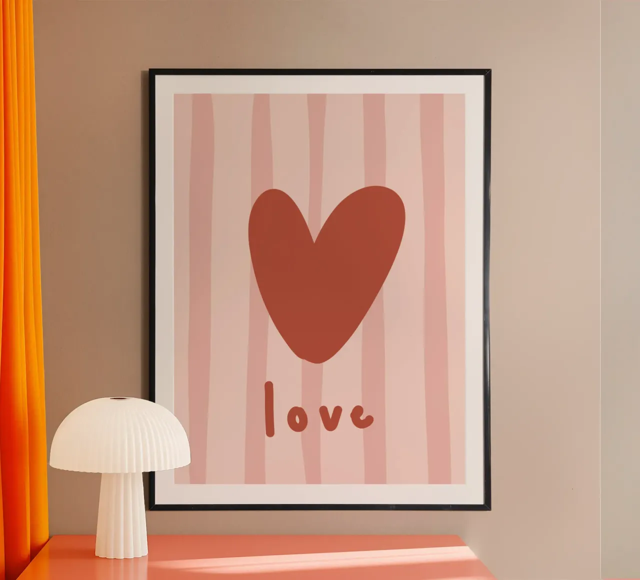 Love poster da we line studio - design
