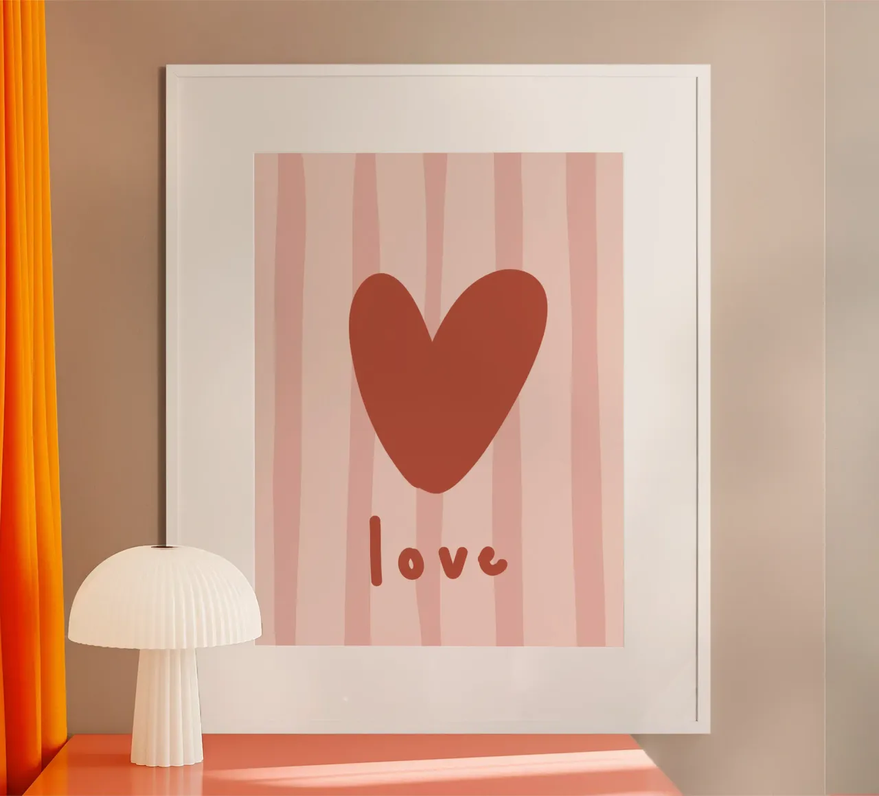 Love poster da we line studio - design