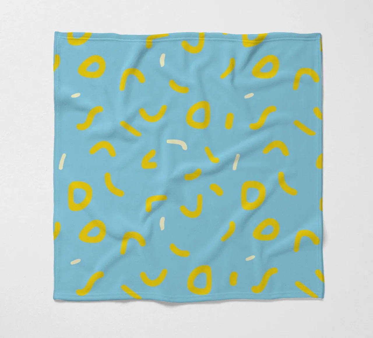 Spruzzi blu coperta in pile da Malou-Studio