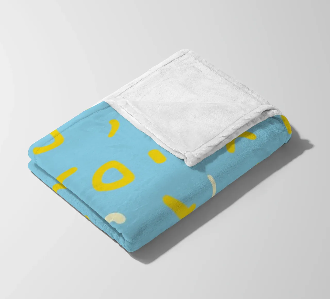Spruzzi blu coperta in pile da Malou-Studio