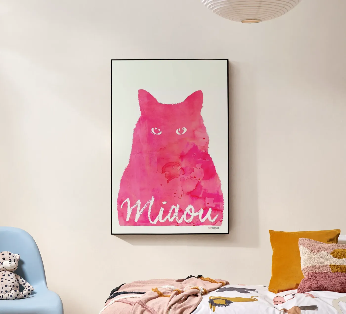 Miaou - Pink plexiglass da La Belette Rose