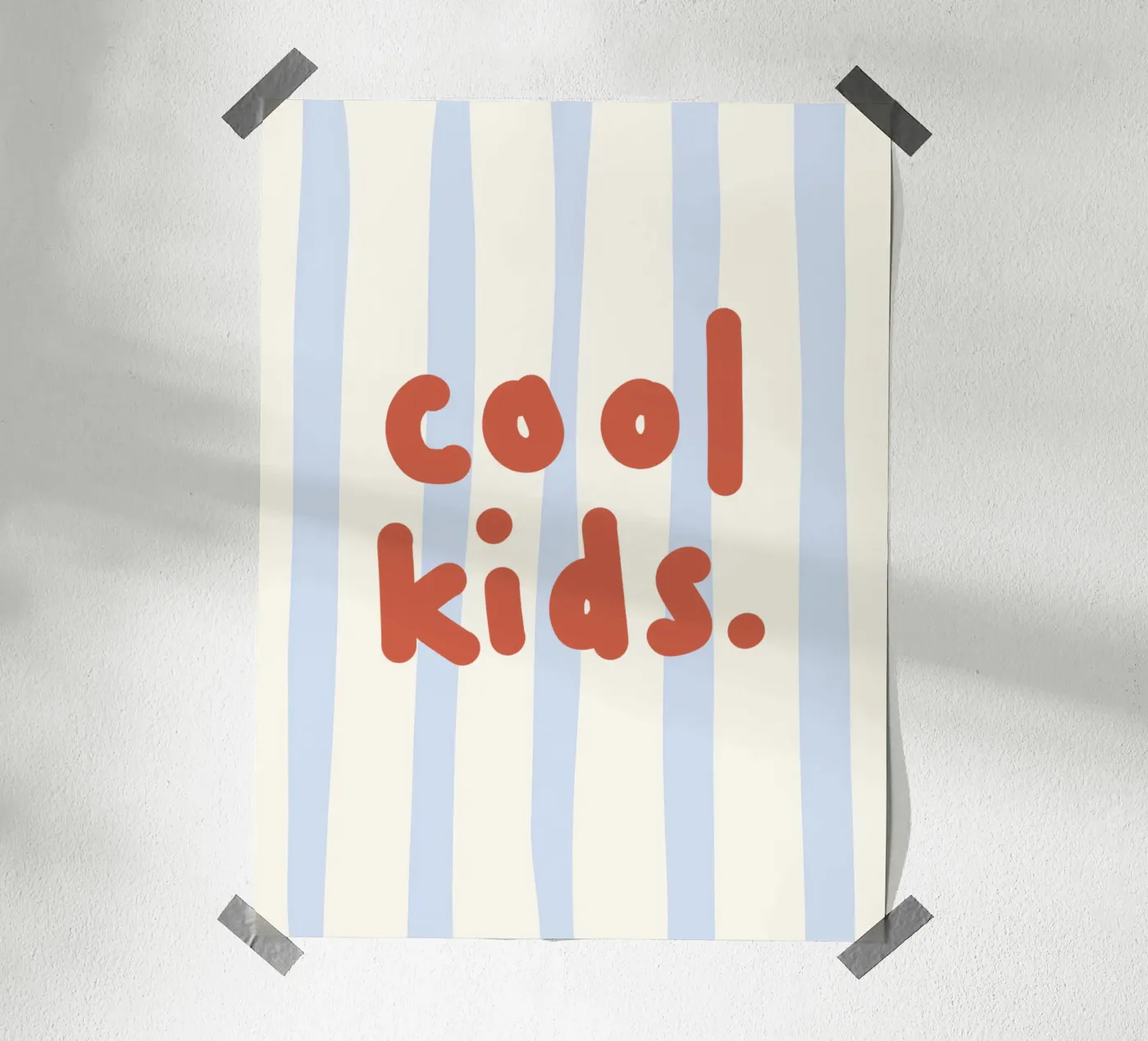 Cool kids poster da we line studio - design