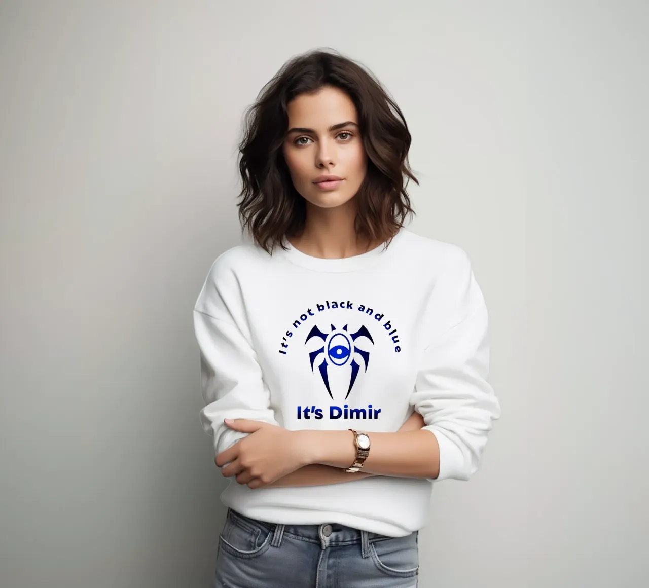 It's not black and blue It's Dimir sweatshirt by Loobs