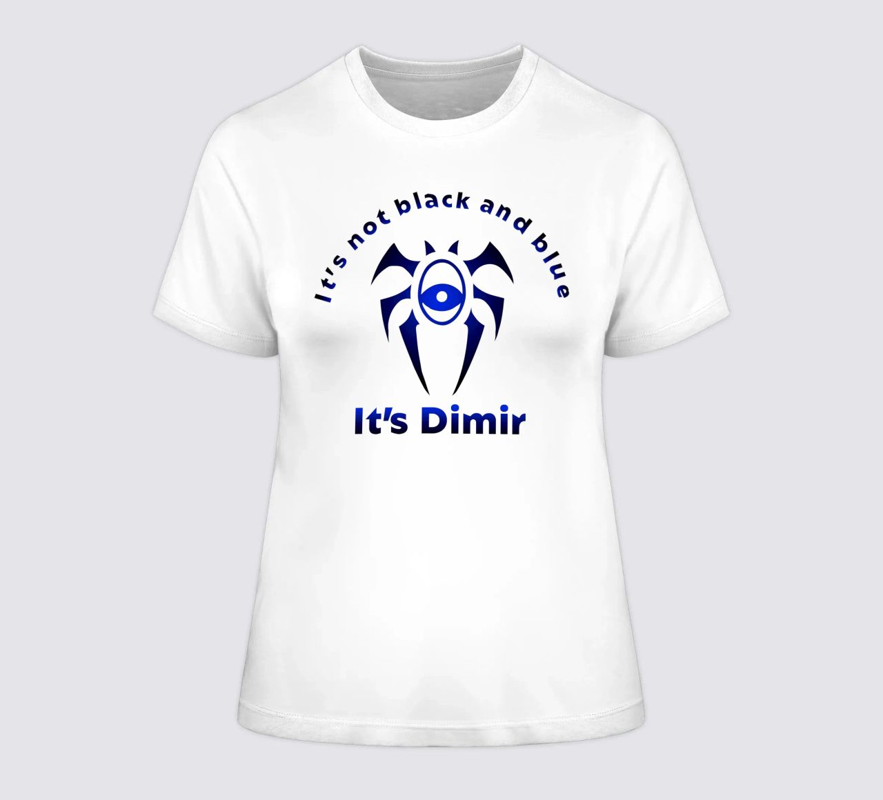 Non è nero e blu È Dimir t-shirt da donna da Loobs