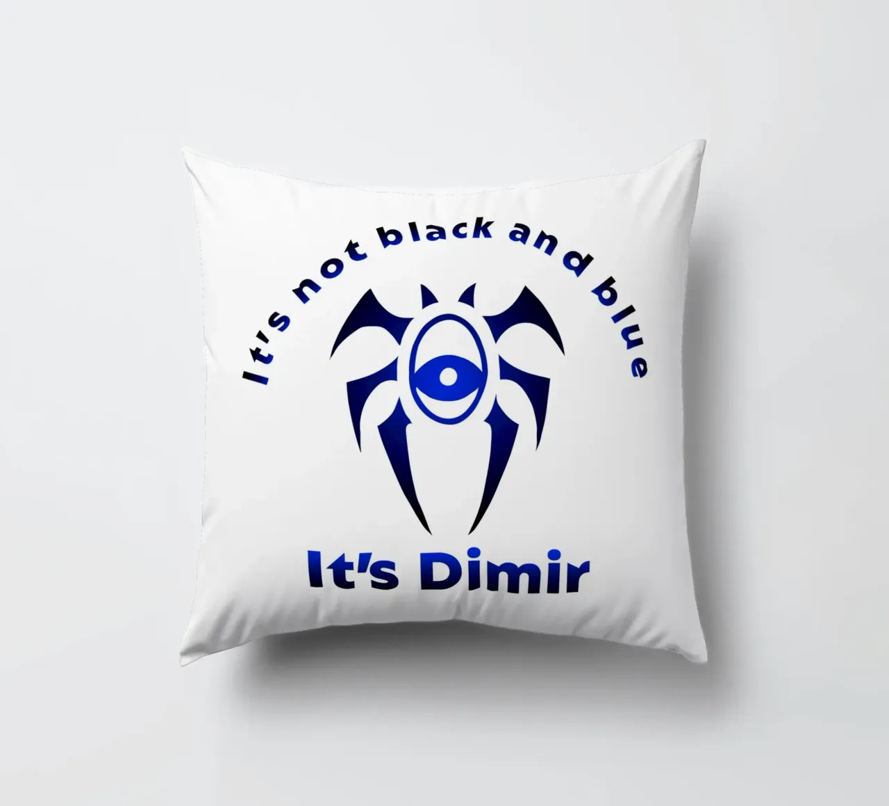 Non è nero e blu È Dimir cuscino da Loobs