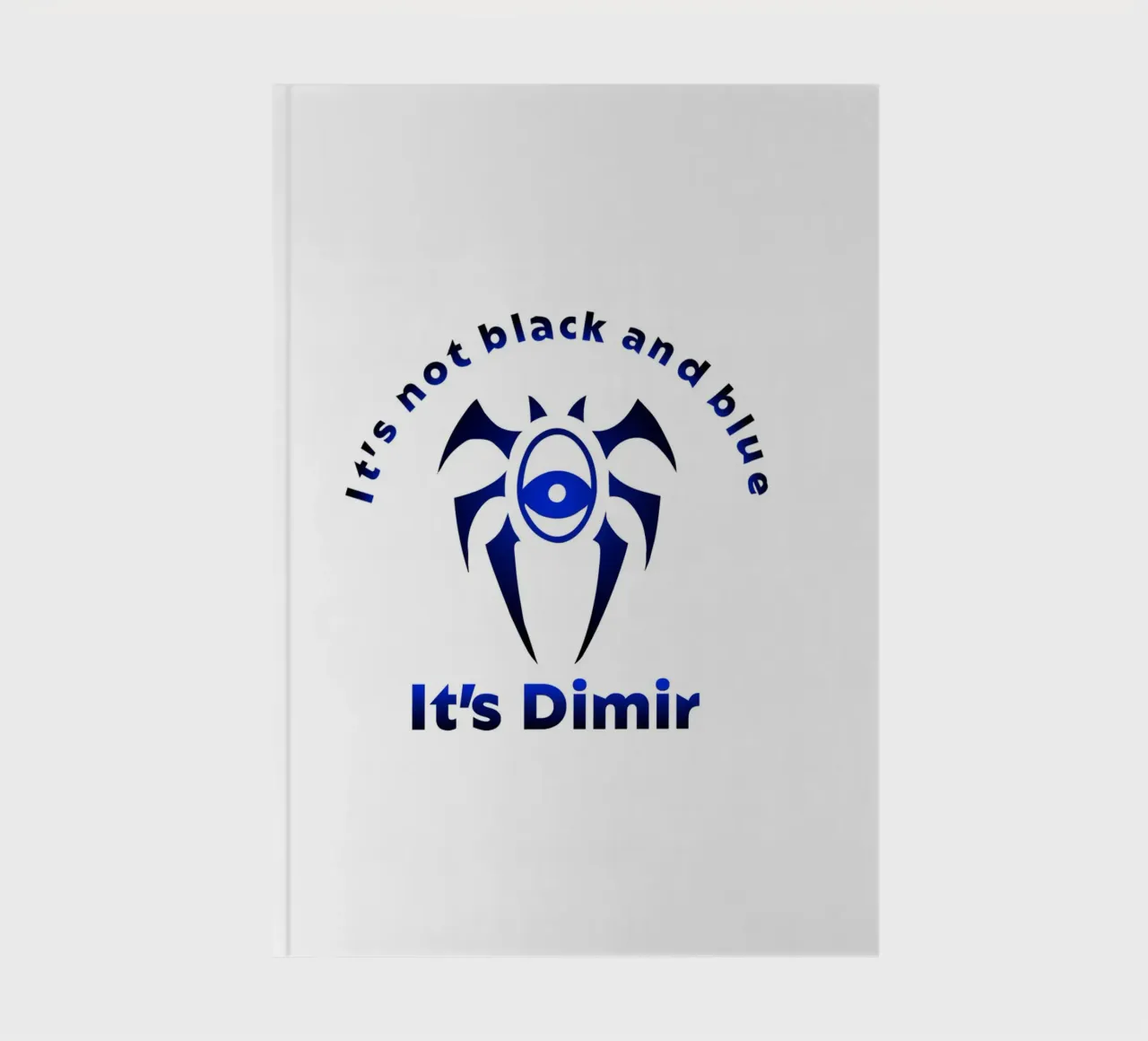 Ce n'est pas noir et bleu C'est Dimir carnet de notes de Loobs