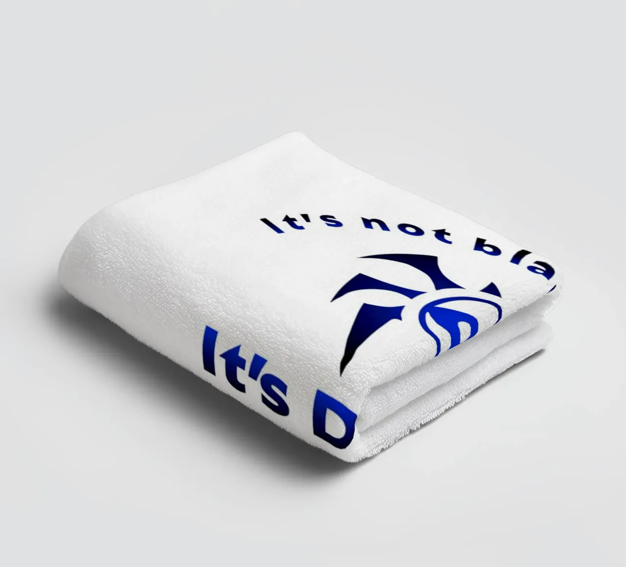 Ce n'est pas noir et bleu C'est Dimir serviette de bain de Loobs