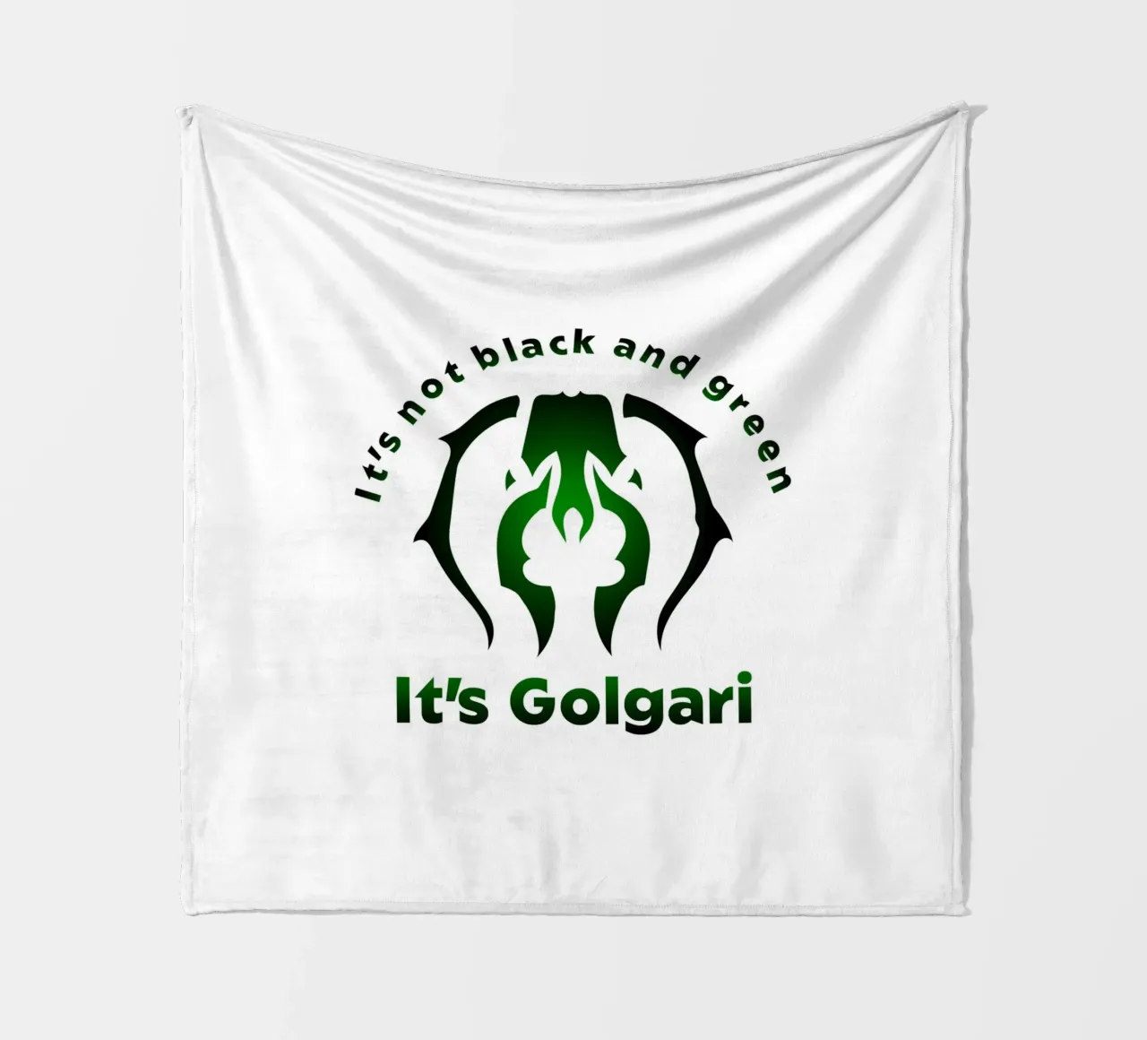 Non è nero e verde, è Golgari. coperta in pile da Loobs
