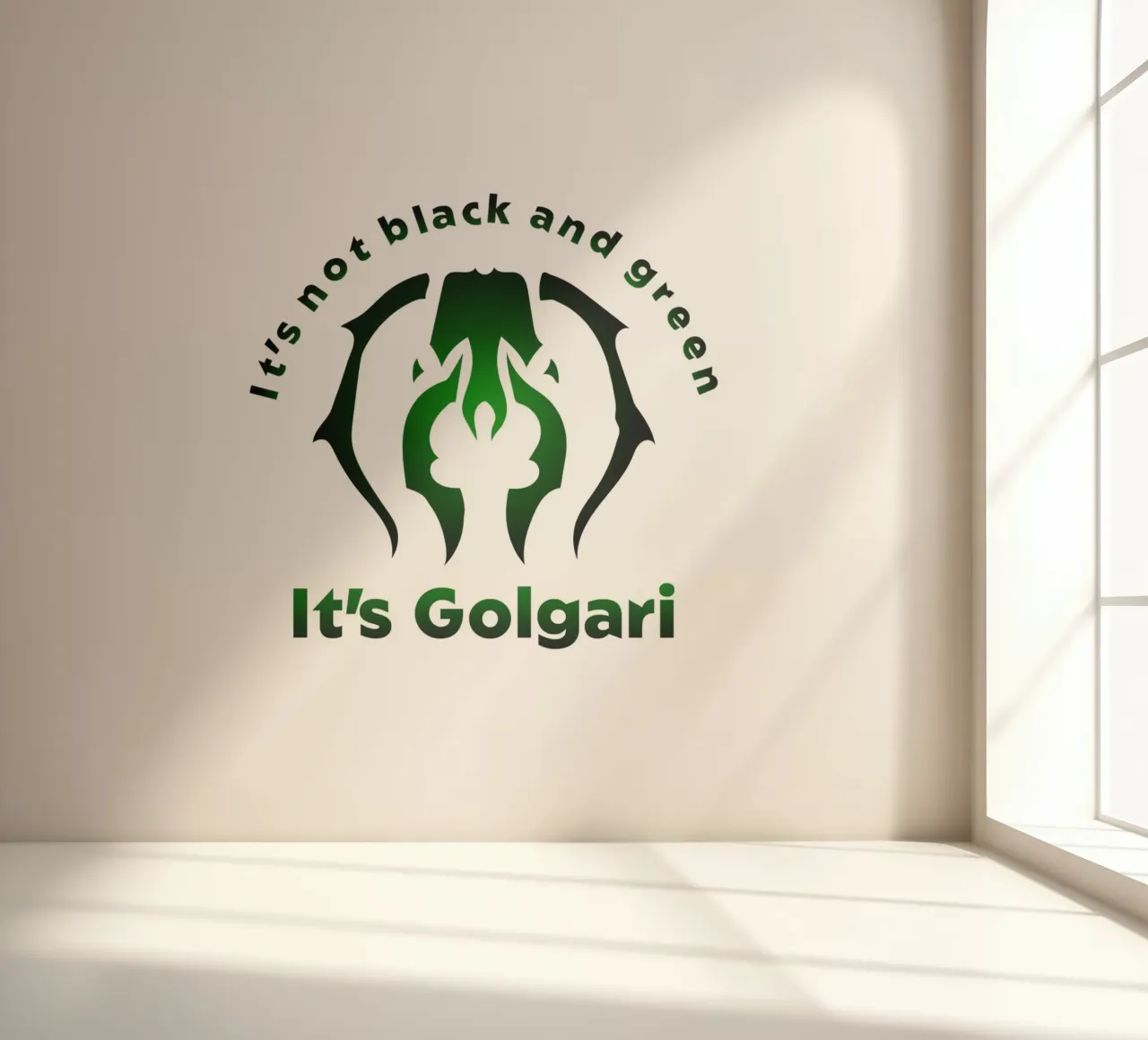 Ce n'est pas noir et vert, c'est Golgari. papier peint photo de Loobs