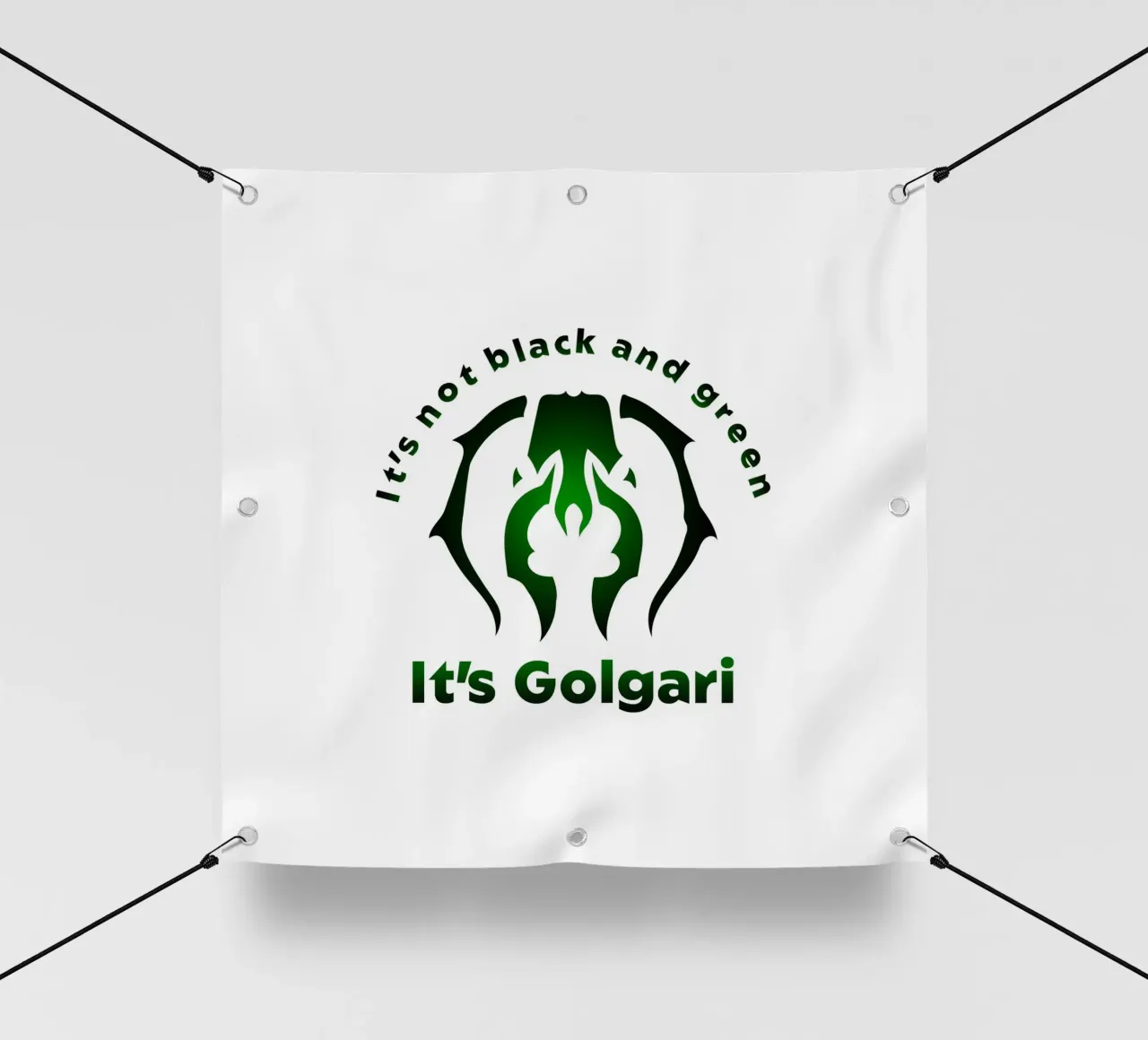 Non è nero e verde, è Golgari. telo in pvc da Loobs