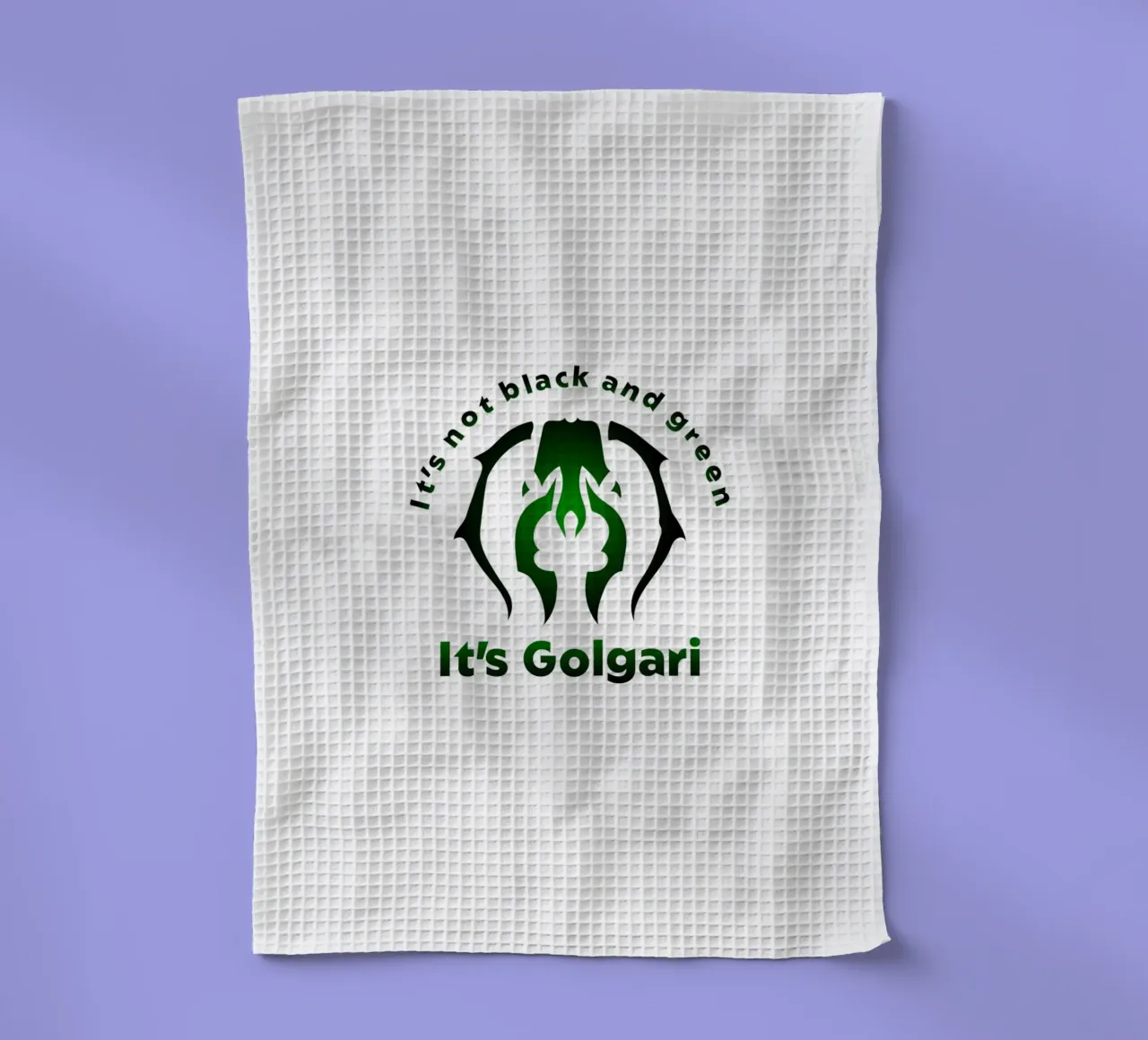 Non è nero e verde, è Golgari. canovaccio da cucina da Loobs