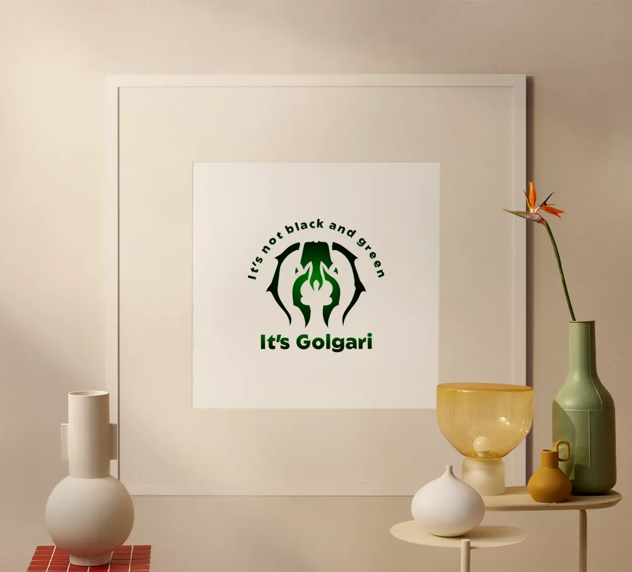 Non è nero e verde, è Golgari. carta hahnemühle da Loobs