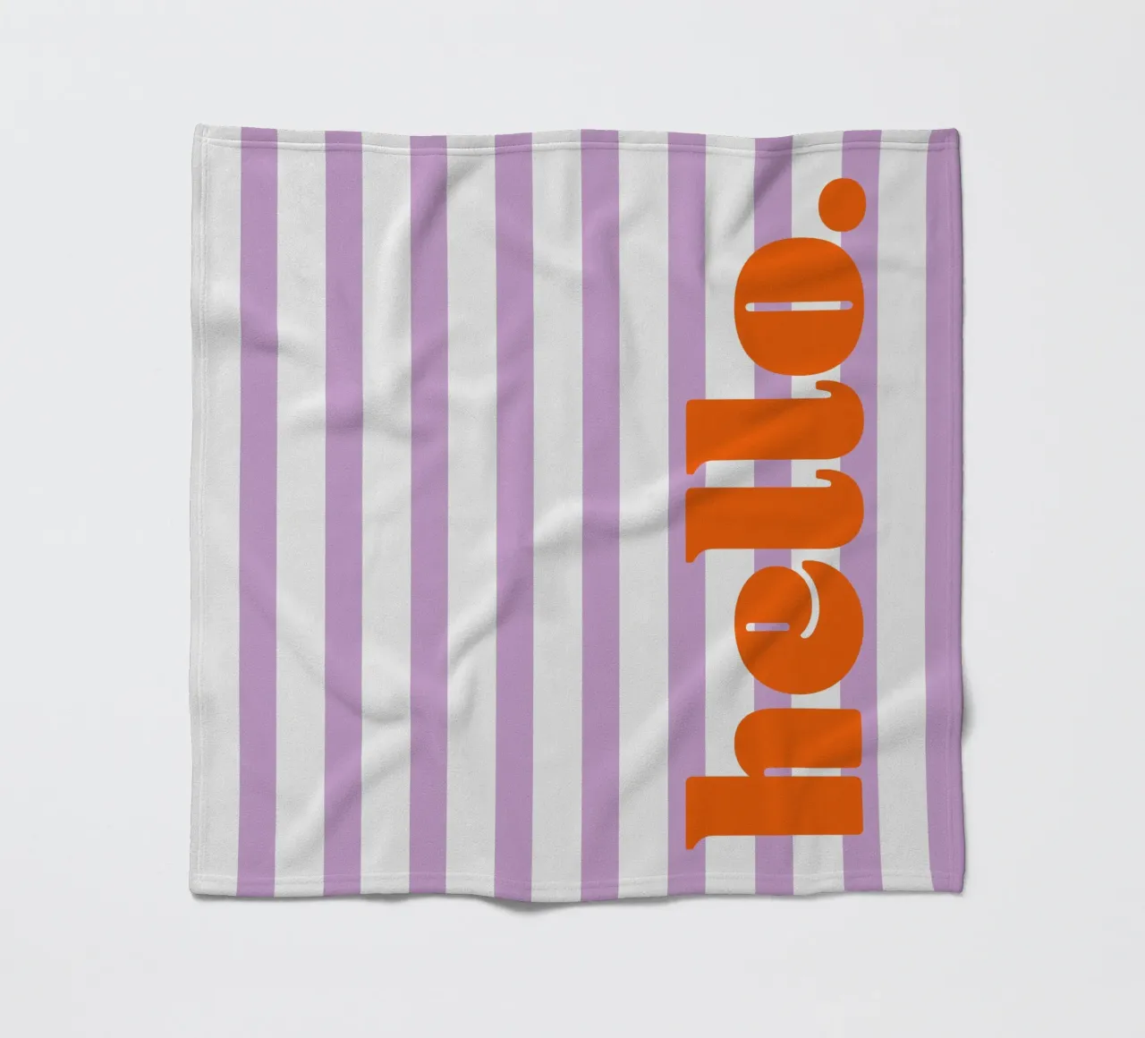 Ciao - Strisce Lilla coperta in pile da Malou-Studio
