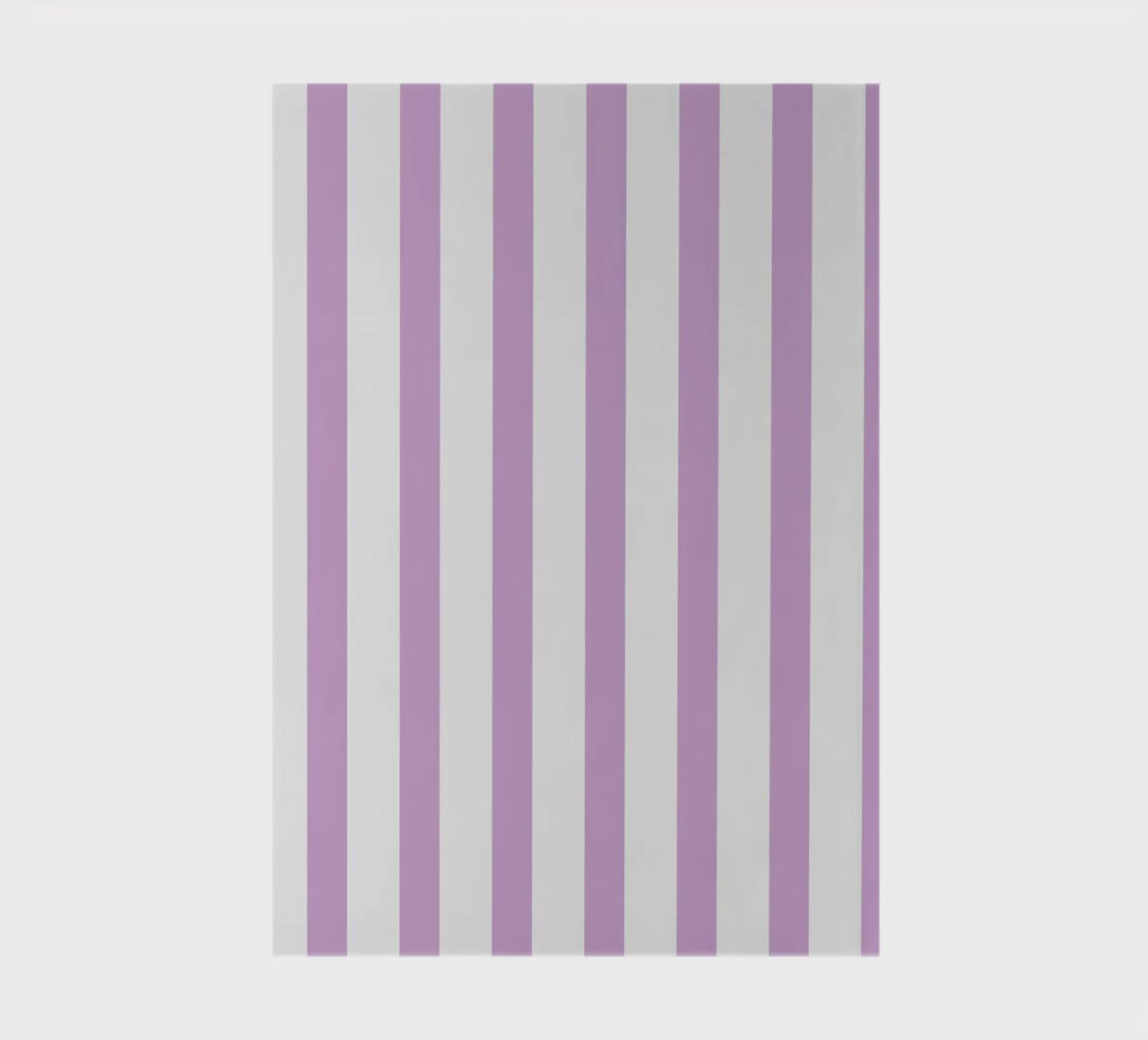 Bonjour - Rayures Lilas carnet de notes de Malou-Studio