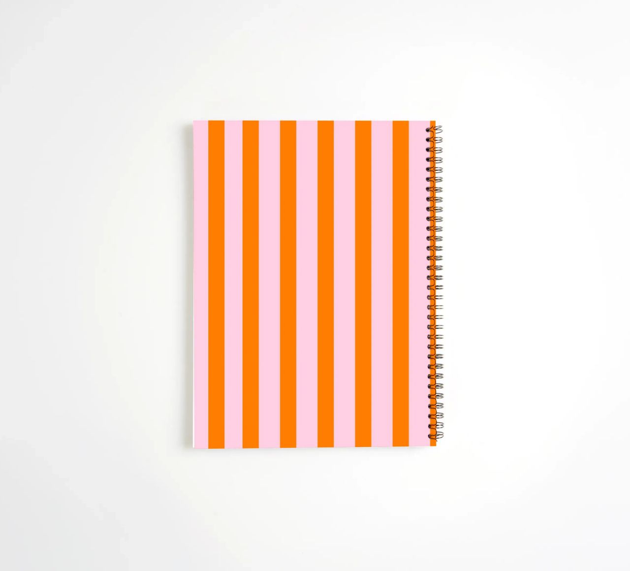 Hallo - Streifen Orange Ringbuch von Malou-Studio