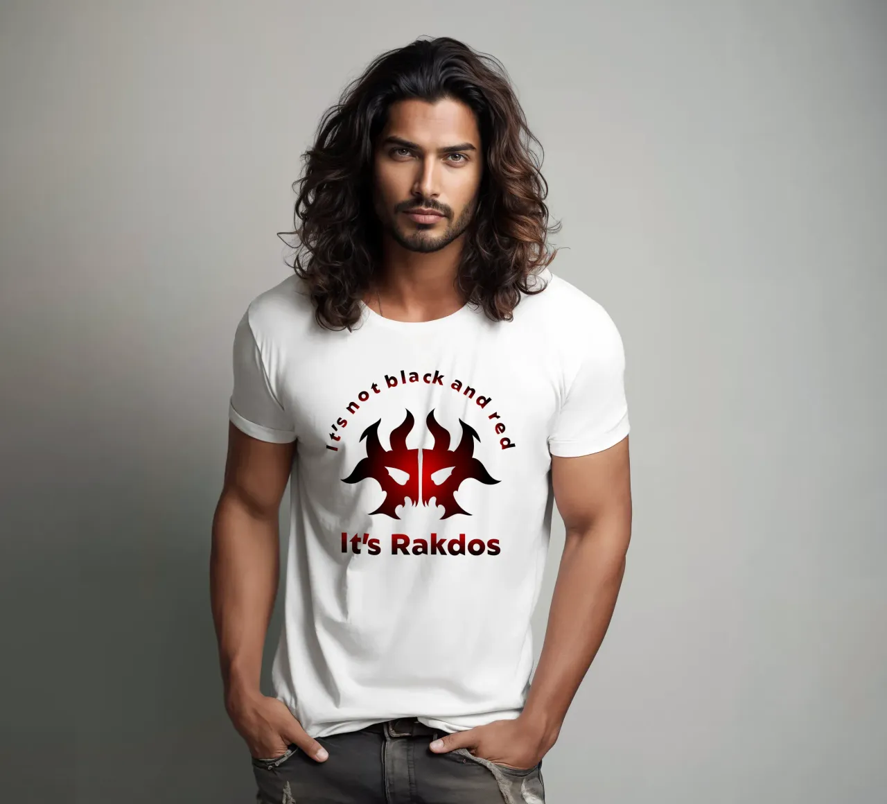 Non è nero e rosso È Rakdos t-shirt da Loobs
