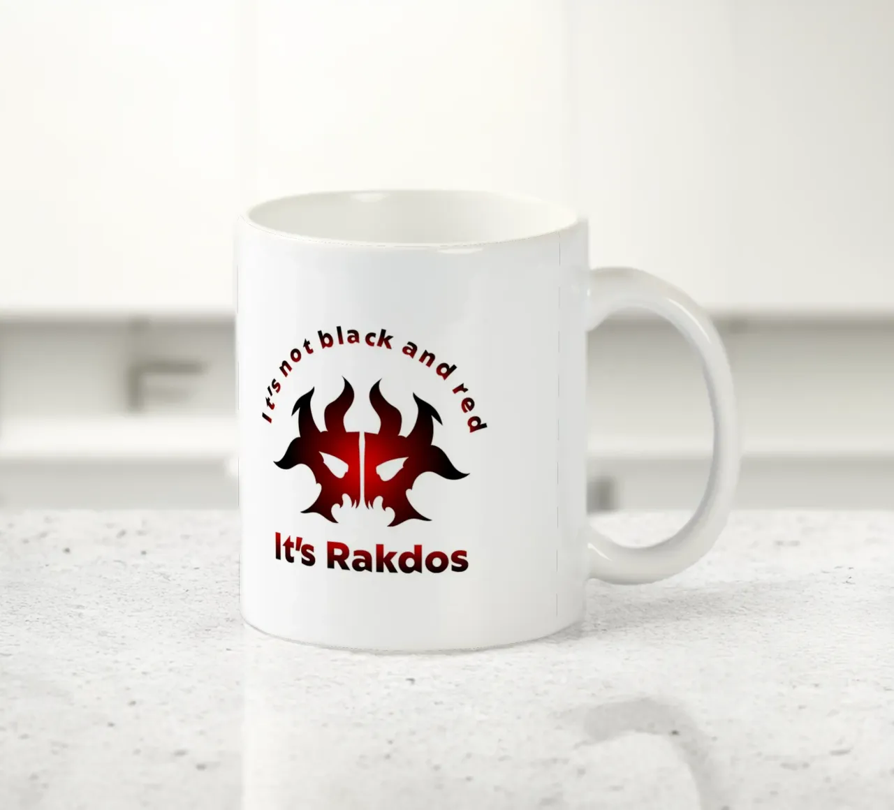 Non è nero e rosso È Rakdos tazza in ceramica da Loobs