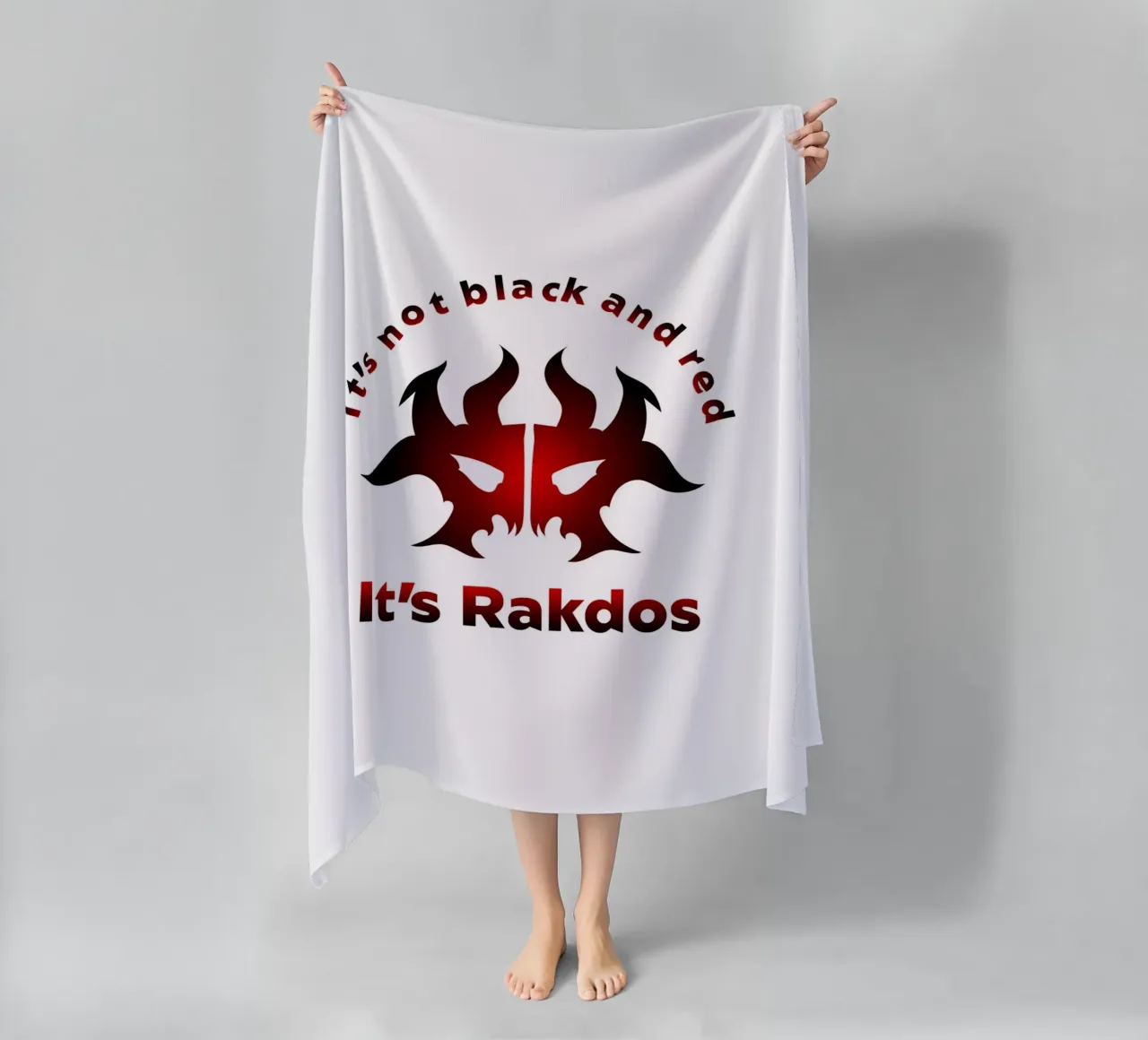 Non è nero e rosso È Rakdos telo mare da Loobs