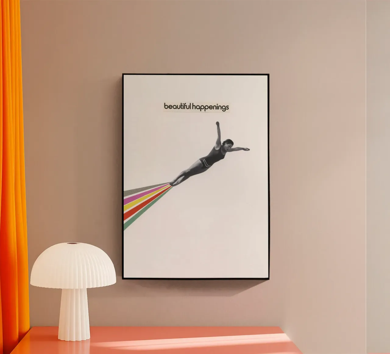 Bellezze e avvenimenti plexiglass da Cassia Beck Collage