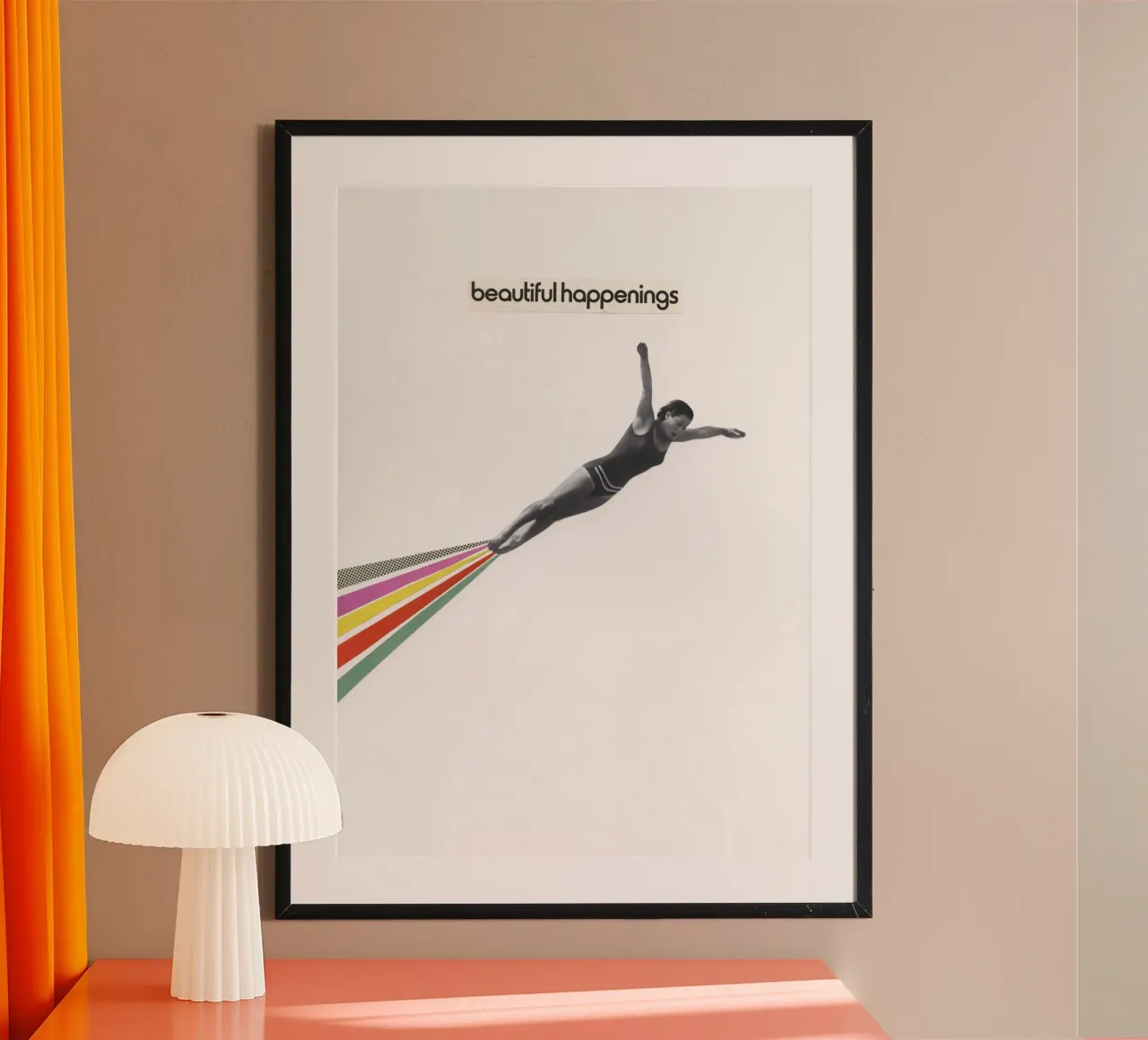 Bellezze e avvenimenti poster da Cassia Beck Collage