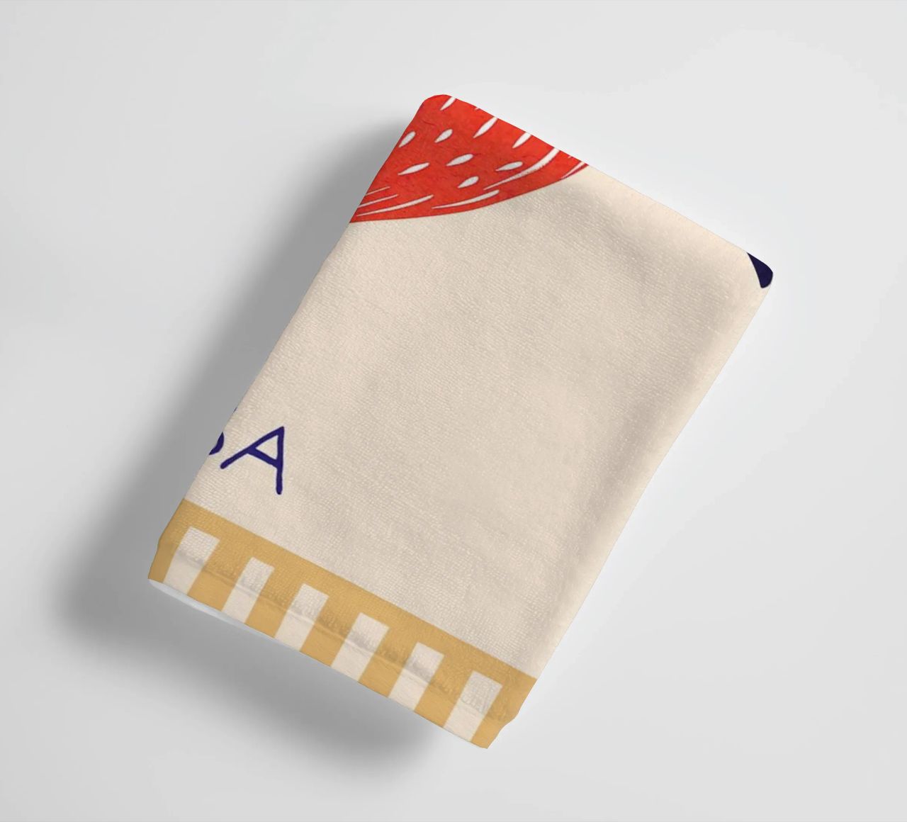 Summervibes Fresa towel by Malou-Studio