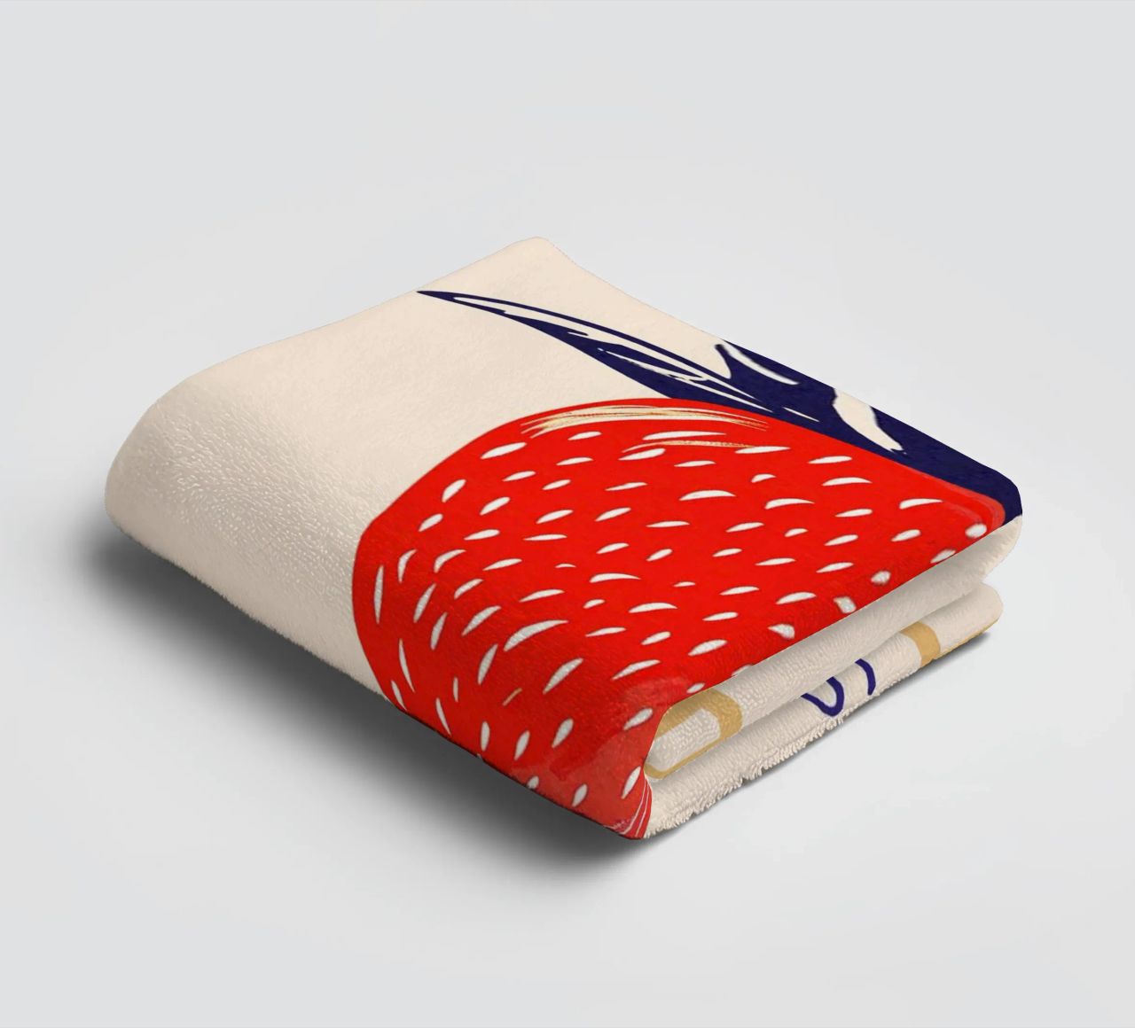 Summervibes Fresa towel by Malou-Studio