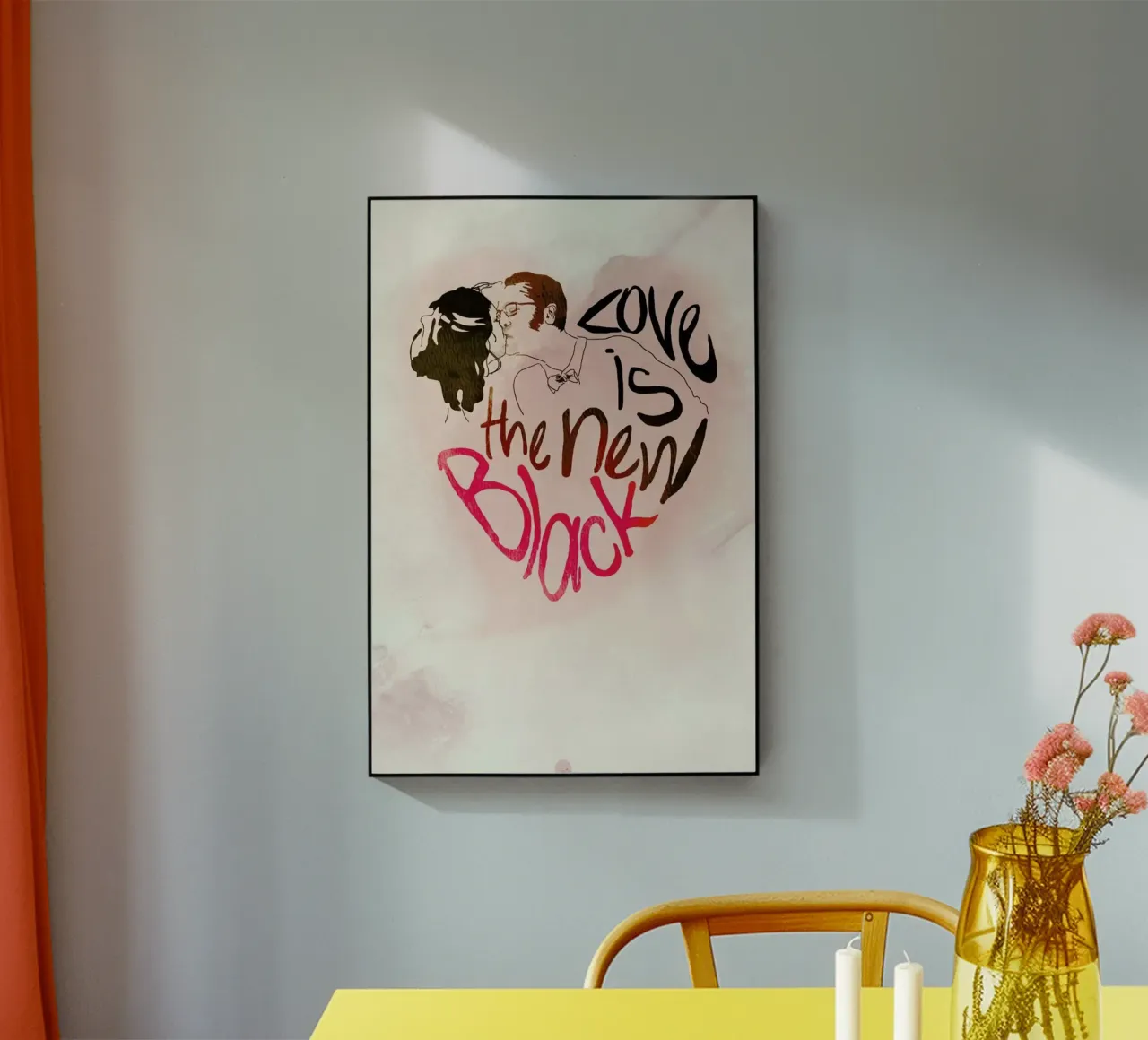 The New Black plexiglass da La Belette Rose