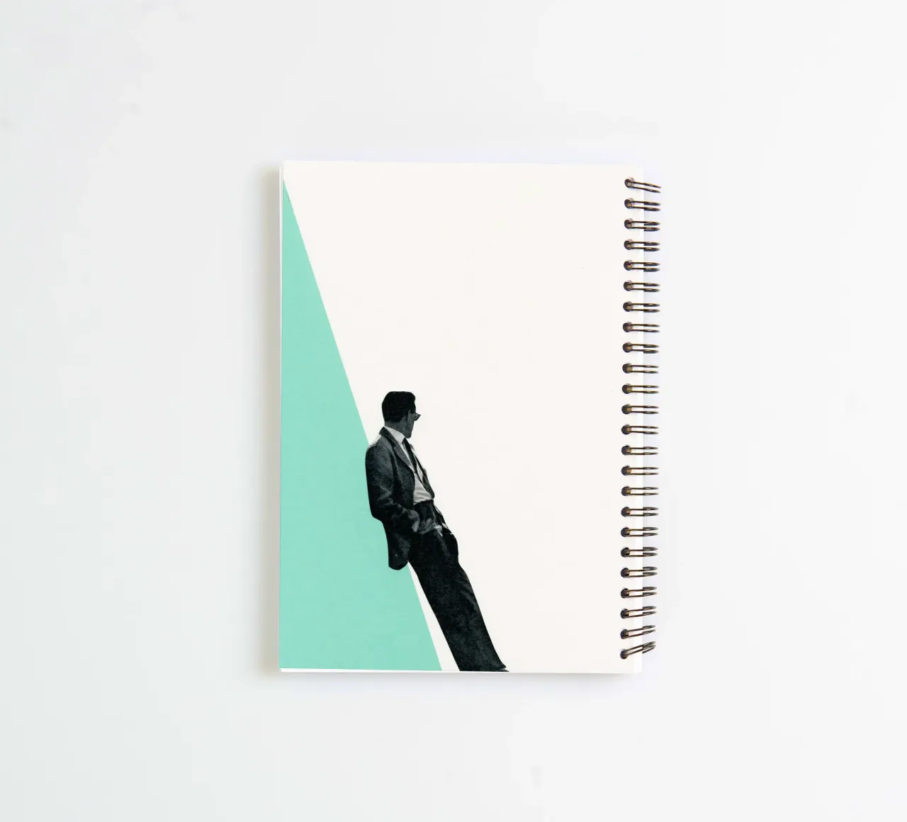 Cool as a Cucumber spiral notebook by Cassia Beck Collage