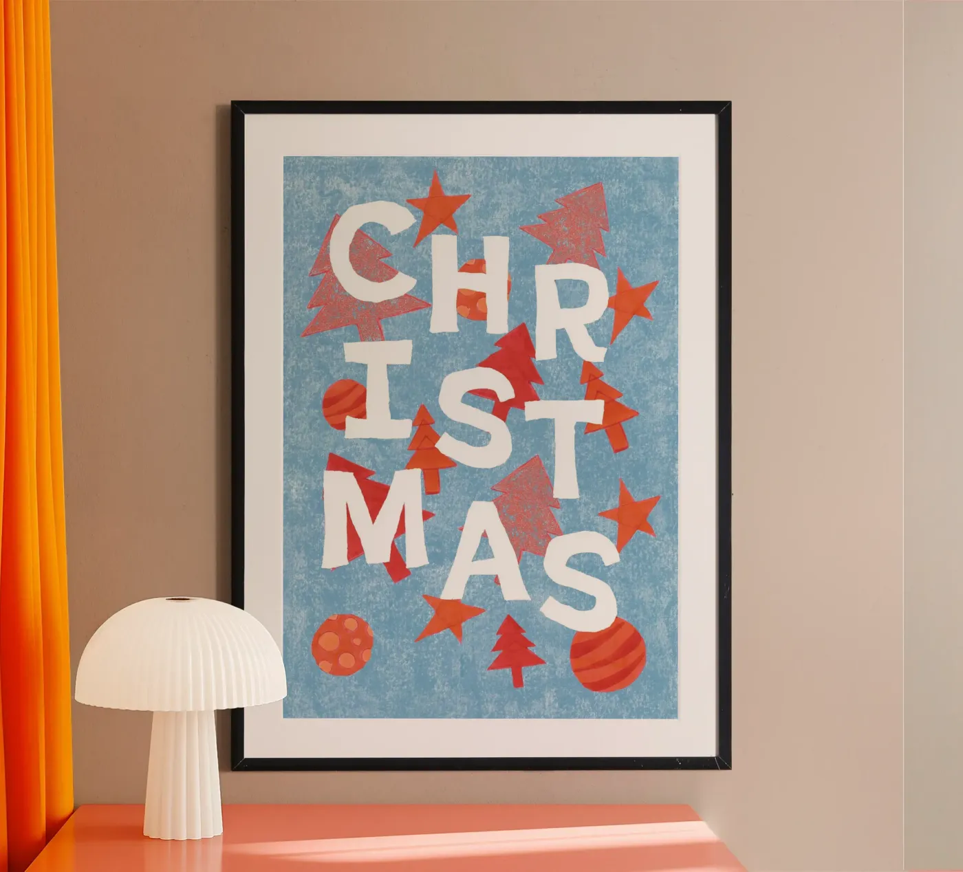 Natale blu poster da Stefania Gaboardi