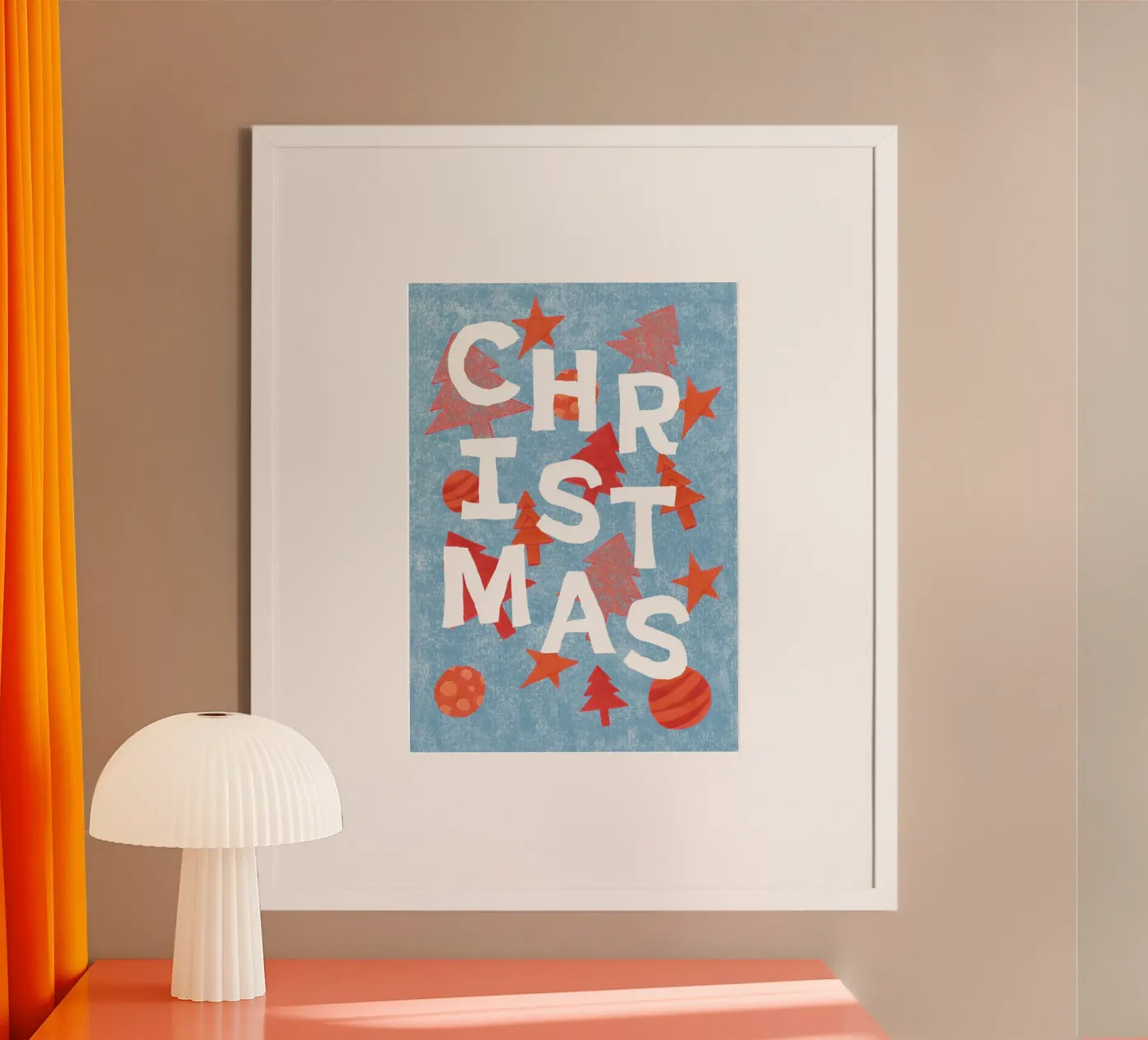 Natale blu poster da Stefania Gaboardi