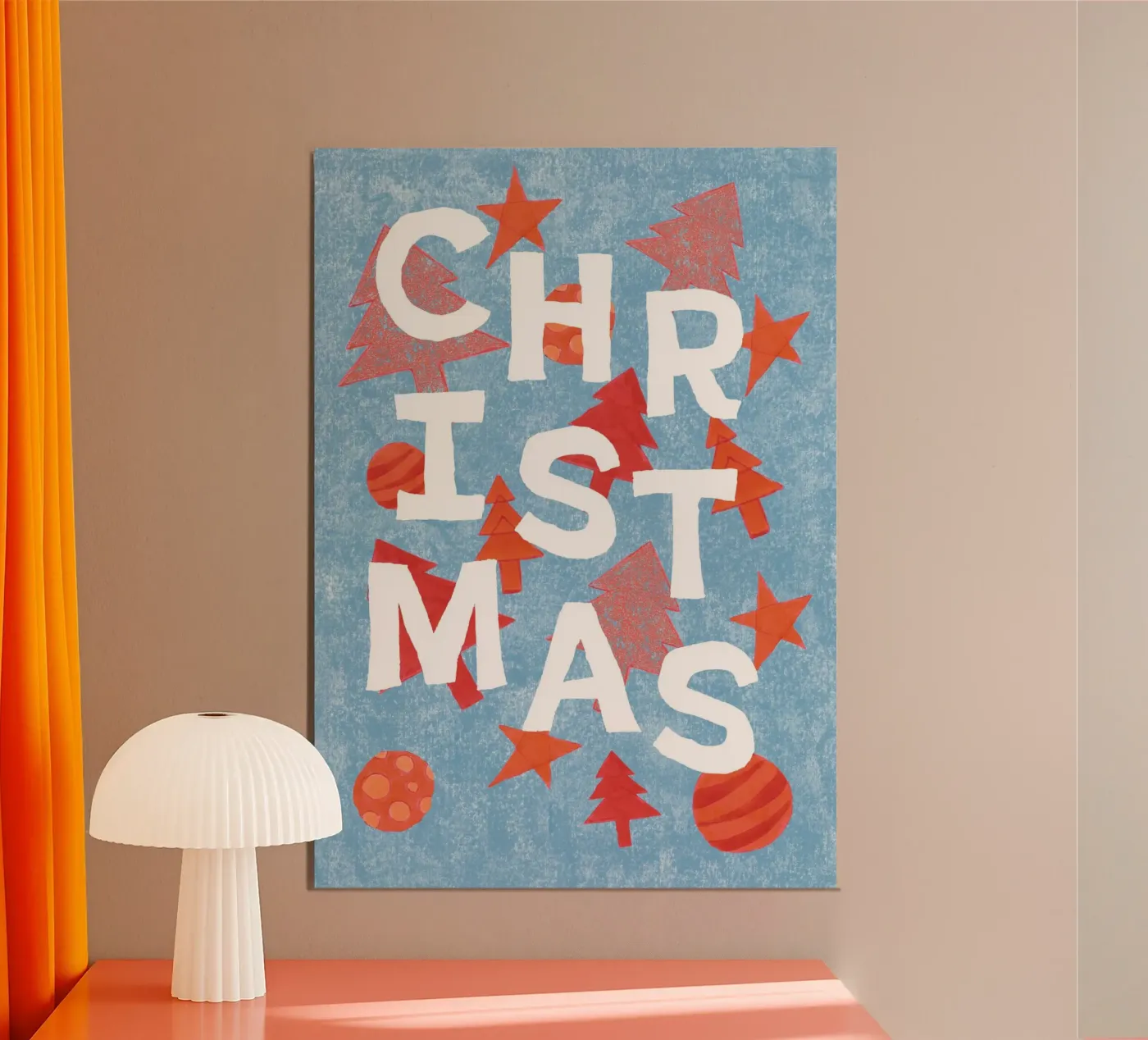 Natale blu poster da Stefania Gaboardi
